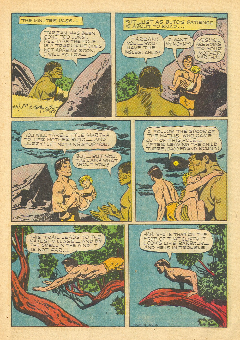 Read online Tarzan (1948) comic -  Issue #45 - 11