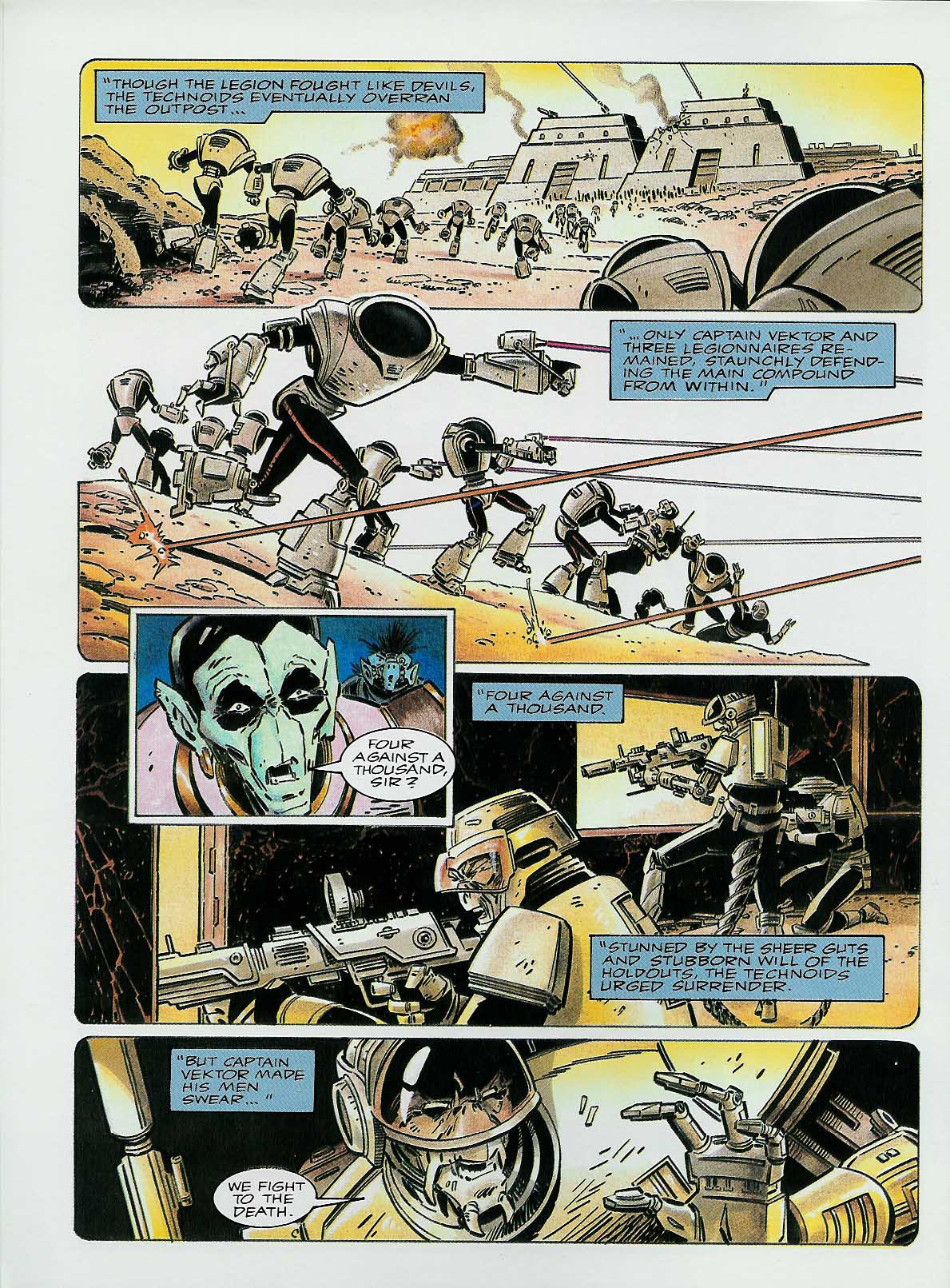 Read online Marvel Graphic Novel comic -  Issue #25 - The Alien Legion - A Grey Day to Die - 7