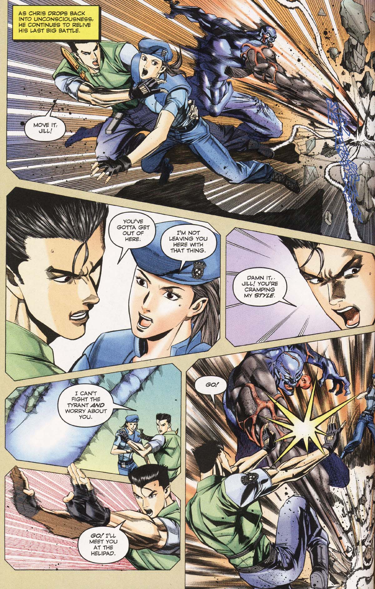 Read online Resident Evil Code: Veronica comic -  Issue #3 - 100