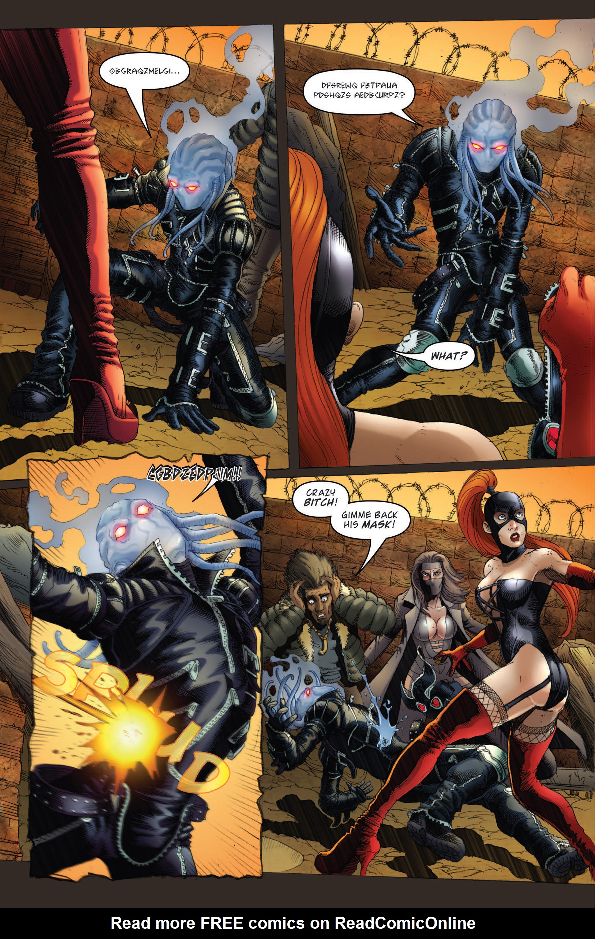 Read online Simmons Comics Presents Zipper vs Dominatrix comic -  Issue # TPB - 45