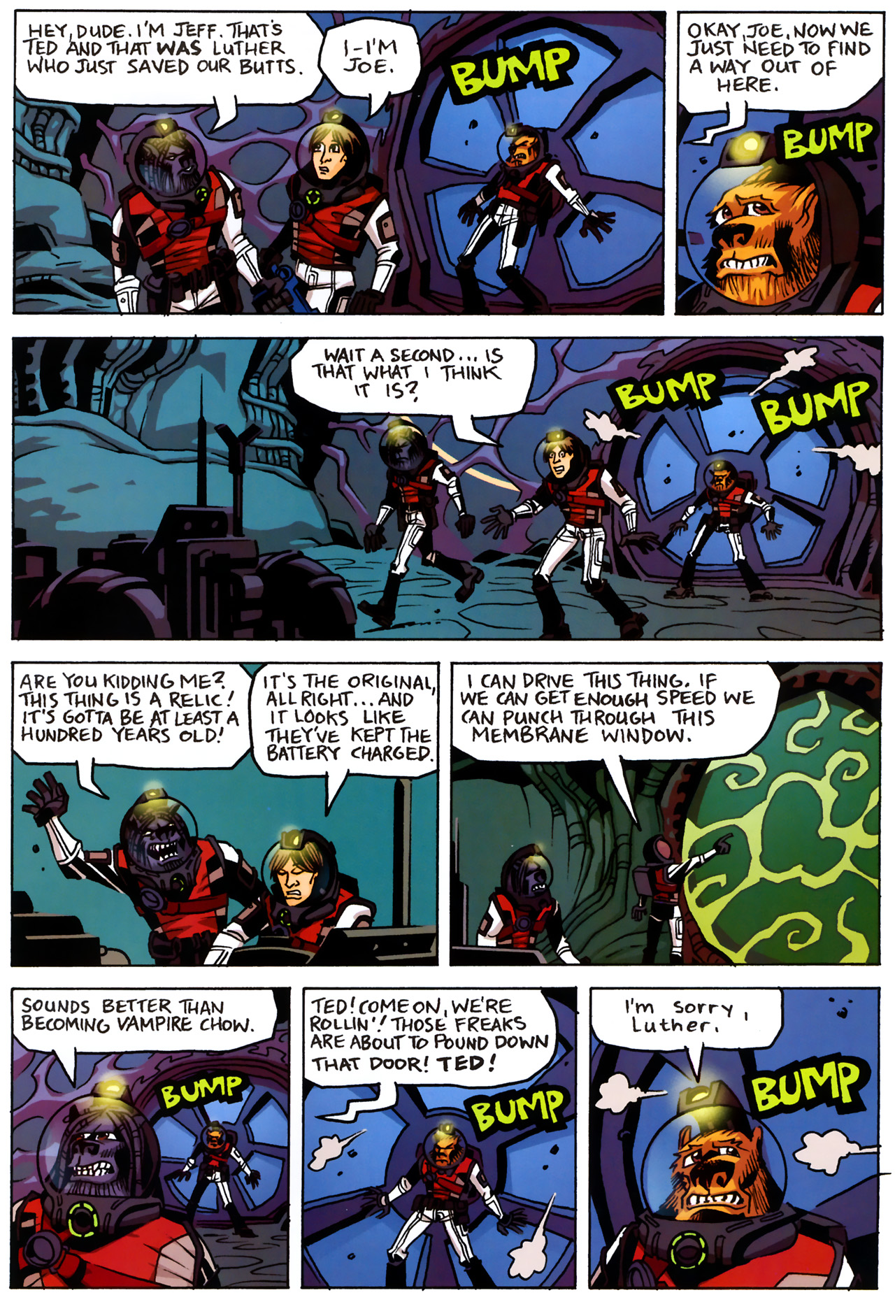 Read online Werewolves on the Moon: Versus Vampires comic -  Issue #2 - 23