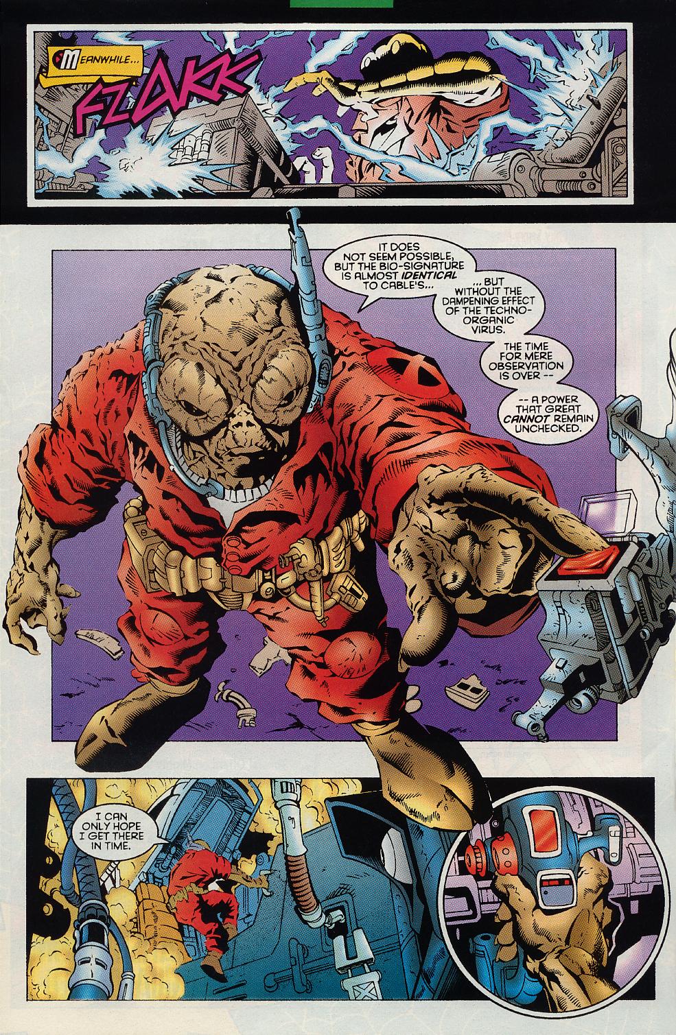 Read online X-Man comic -  Issue #8 - 16