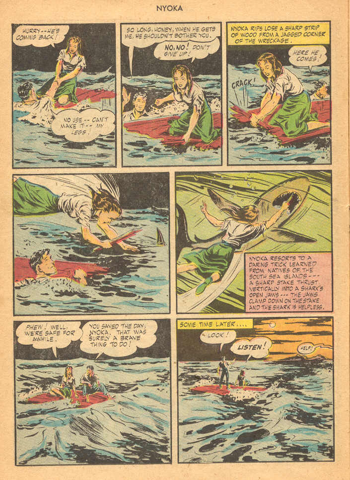 Read online Nyoka the Jungle Girl (1945) comic -  Issue #2 - 14