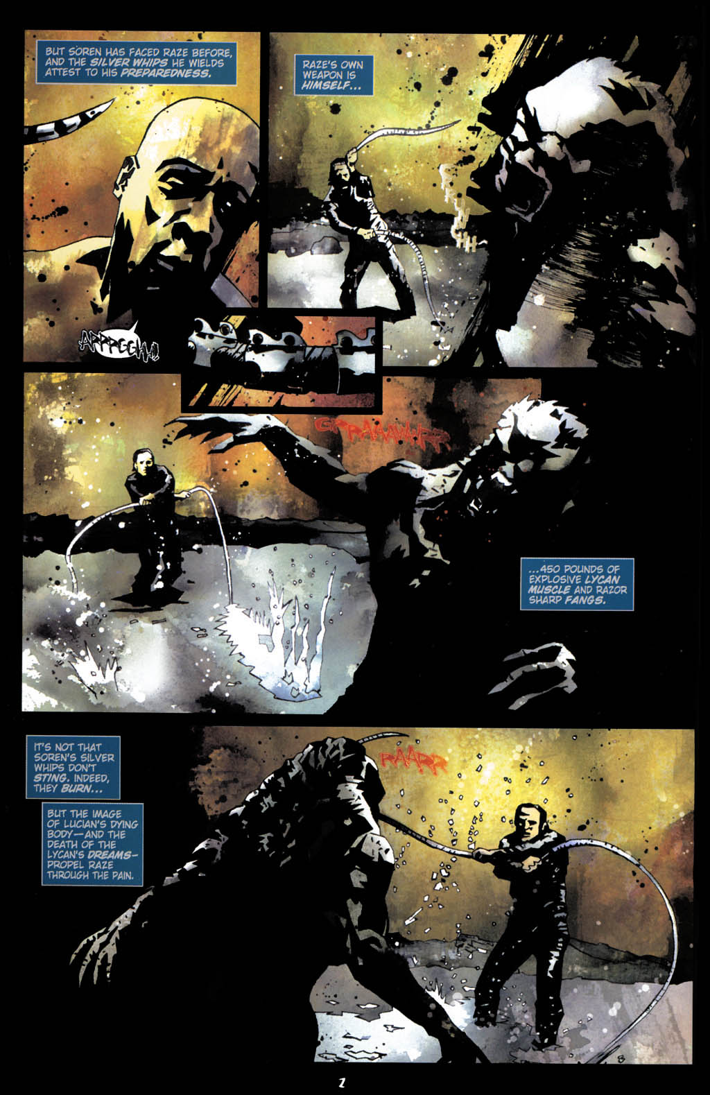 Read online Underworld: Red In Tooth And Claw comic -  Issue #1 - 4