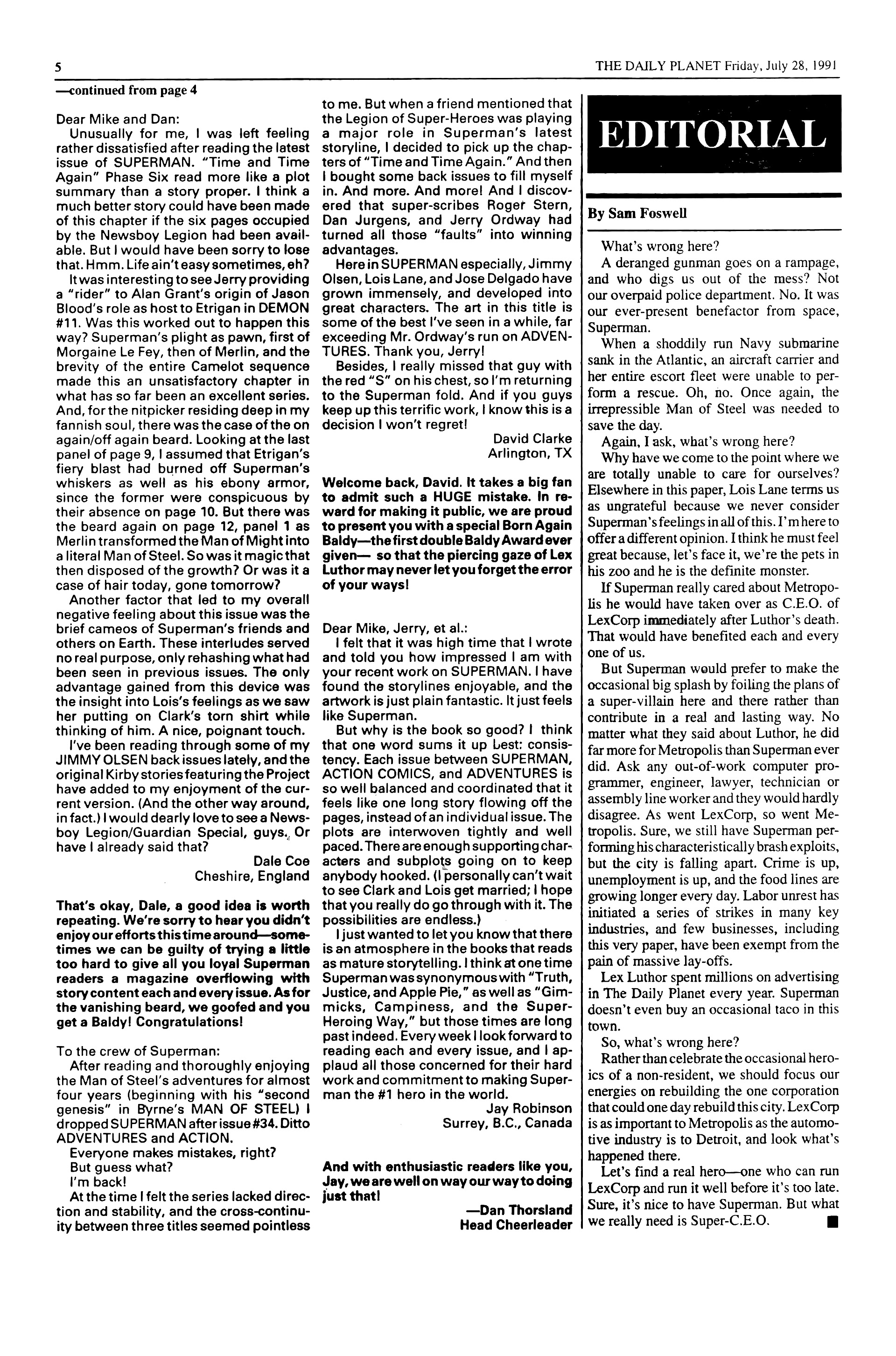 Read online Superman (1987) comic -  Issue #59 - 25