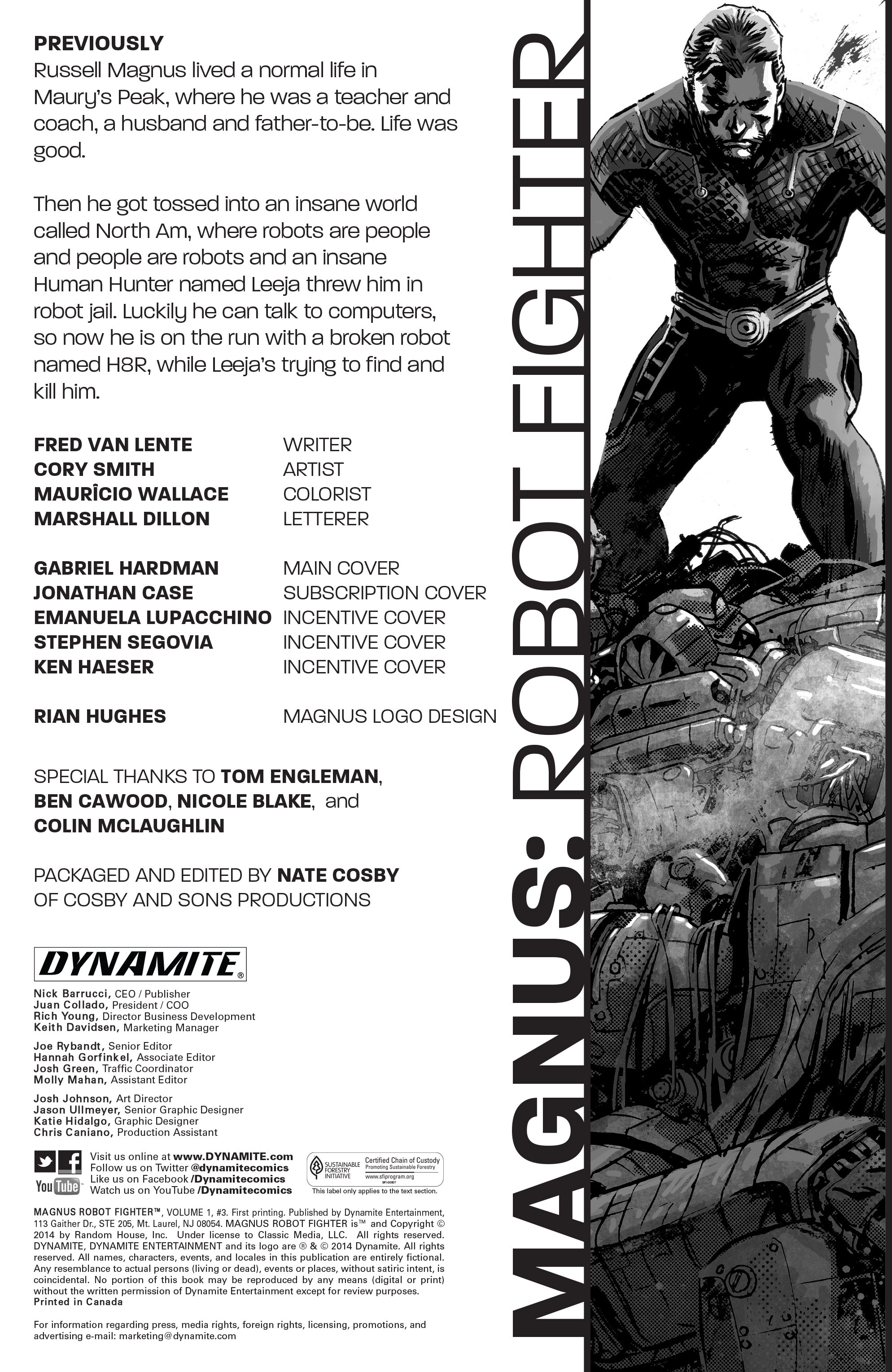 Read online Magnus Robot Fighter (2014) comic -  Issue #3 - 2