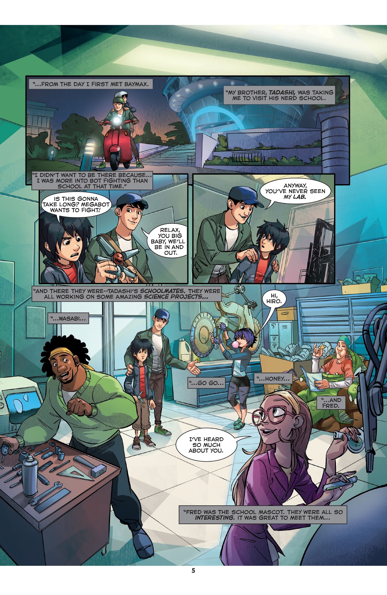Read online Disney Big Hero 6: Heroes of San Fransokyo comic -  Issue # Full - 5
