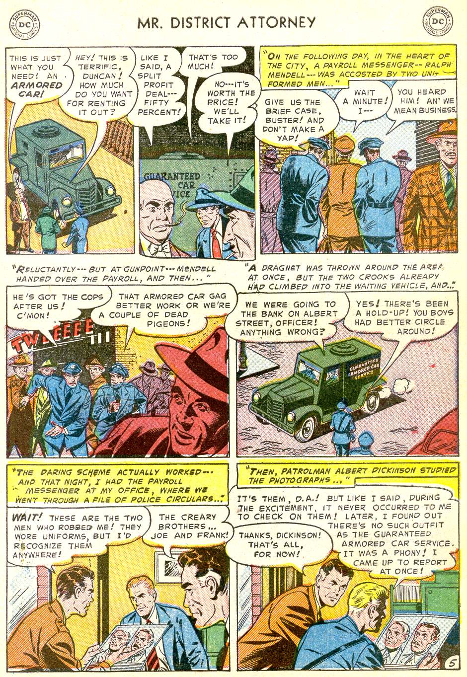 Read online Mr. District Attorney comic -  Issue #35 - 7