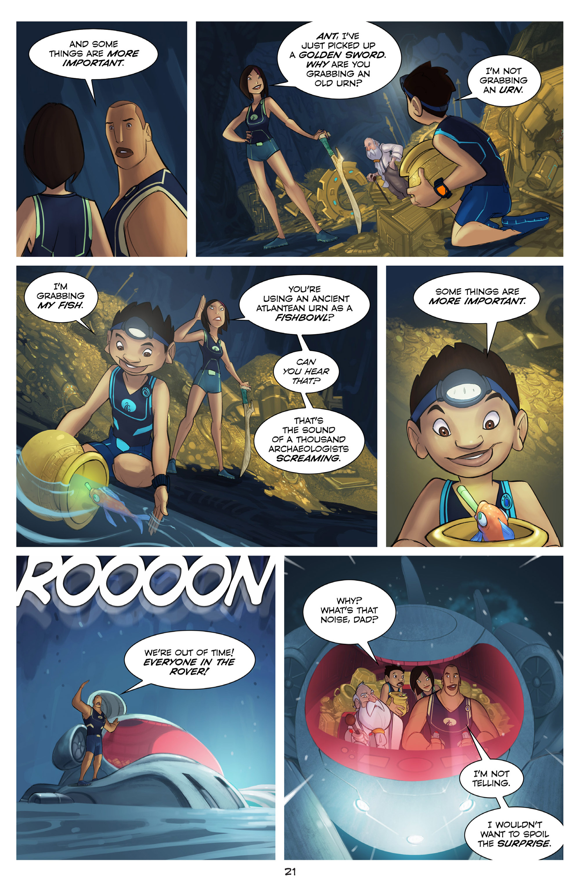 Read online The Deep: The Vanishing Island comic -  Issue #3 - 22