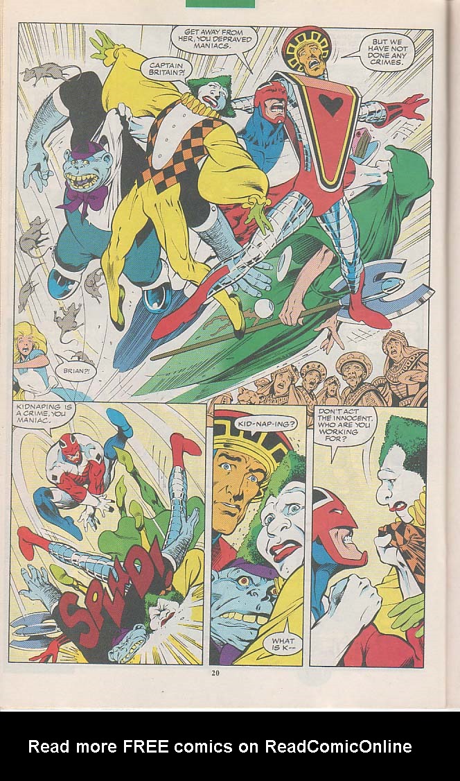 Read online Excalibur (1988) comic -  Issue #54 - 16