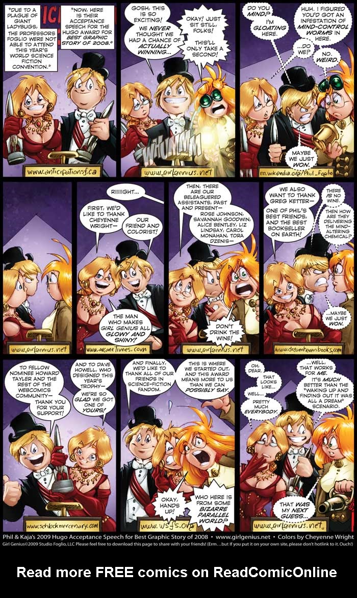 Read online Girl Genius (2002) comic -  Issue #9 - 143