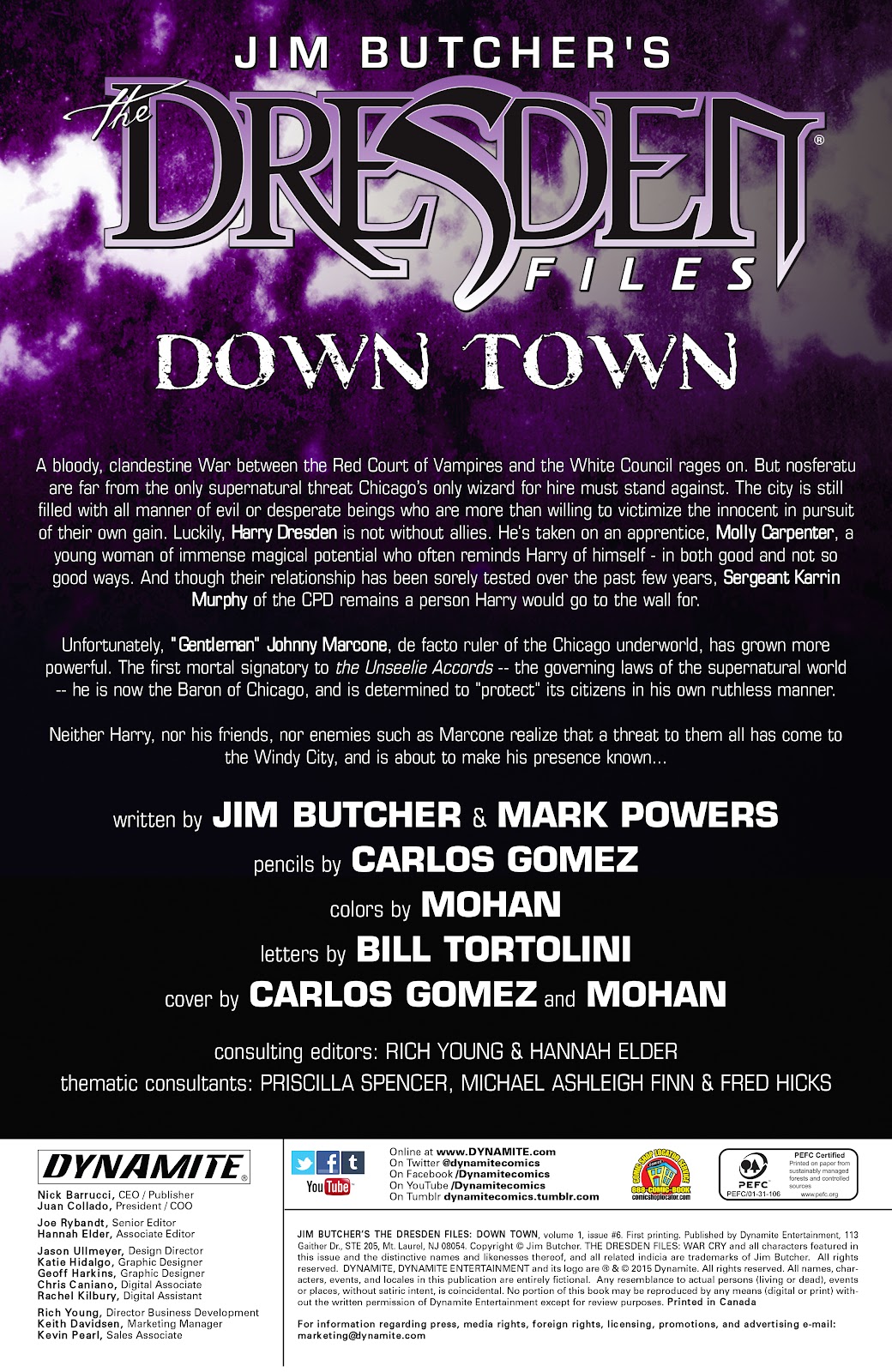 Jim Butcher's The Dresden Files: Down Town issue 6 - Page 2