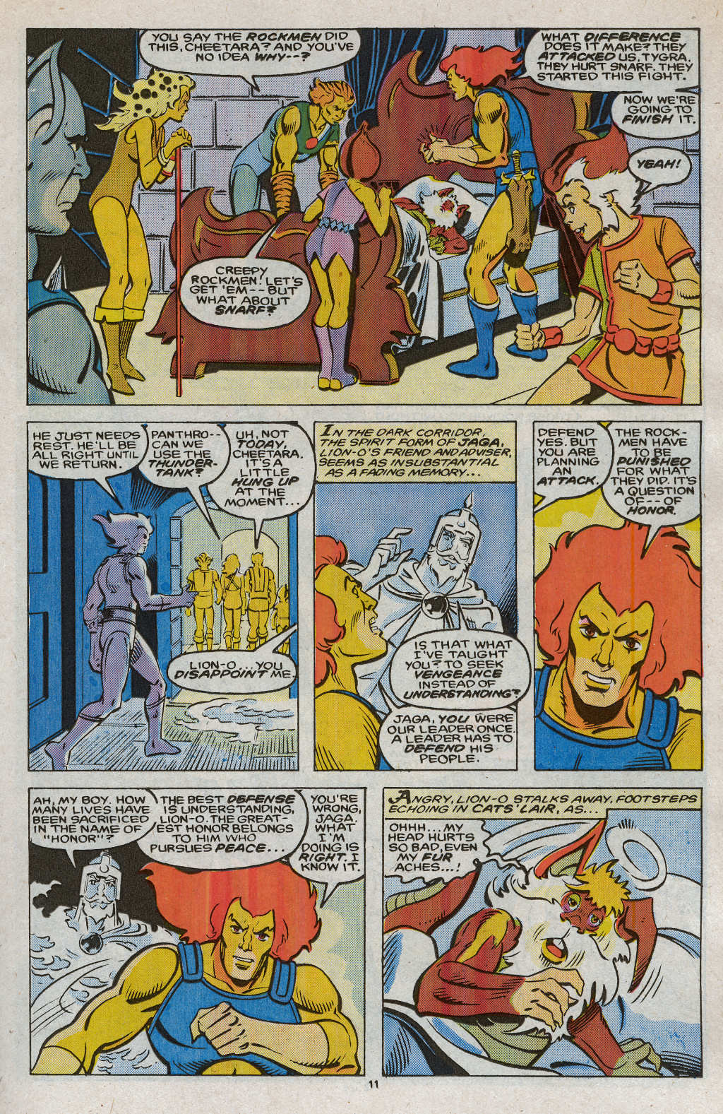 Read online ThunderCats (1985) comic -  Issue #9 - 17