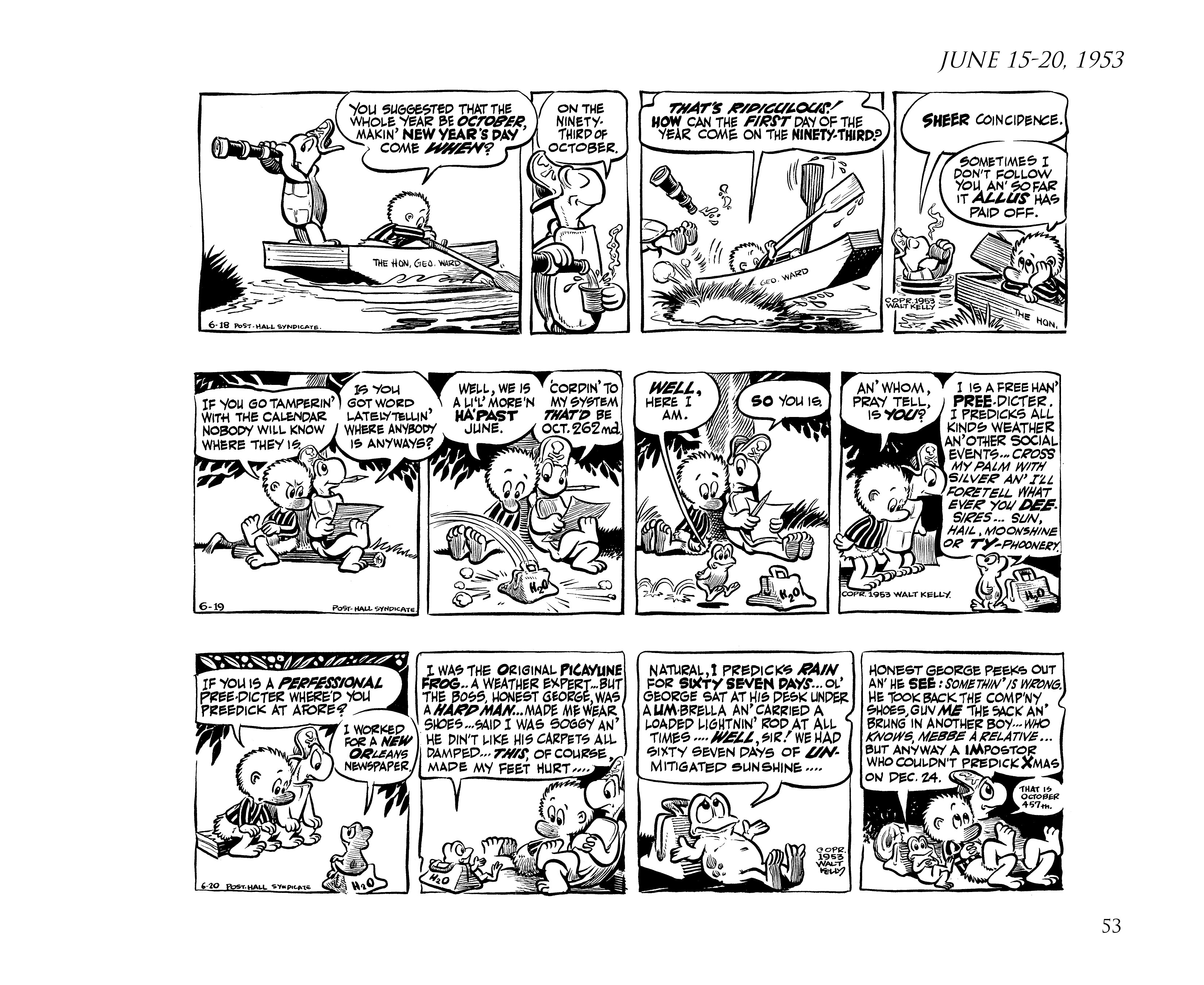 Read online Pogo by Walt Kelly: The Complete Syndicated Comic Strips comic -  Issue # TPB 3 (Part 1) - 65