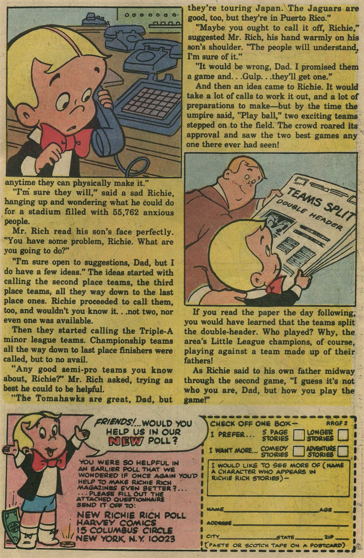 Read online Richie Rich & His Girl Friends comic -  Issue #2 - 41