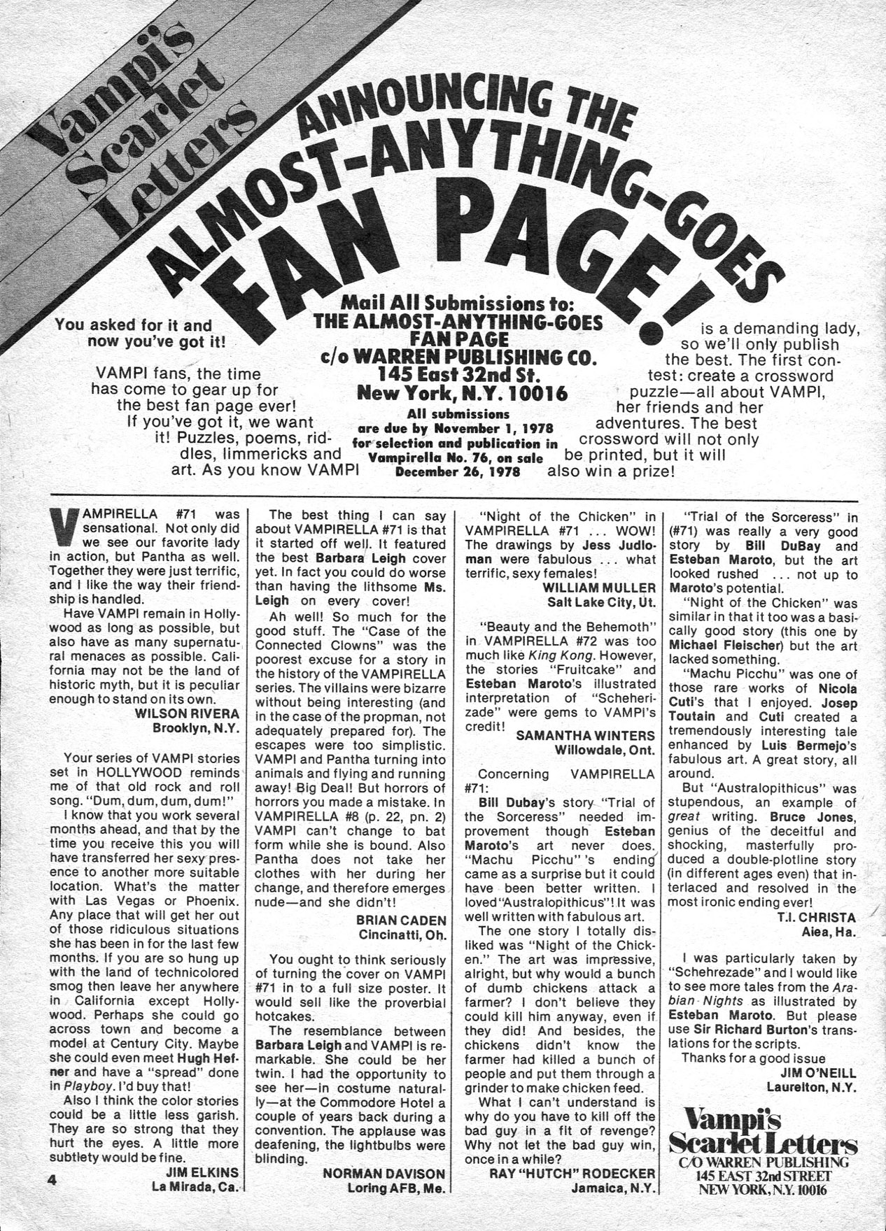 Read online Vampirella (1969) comic -  Issue #74 - 4