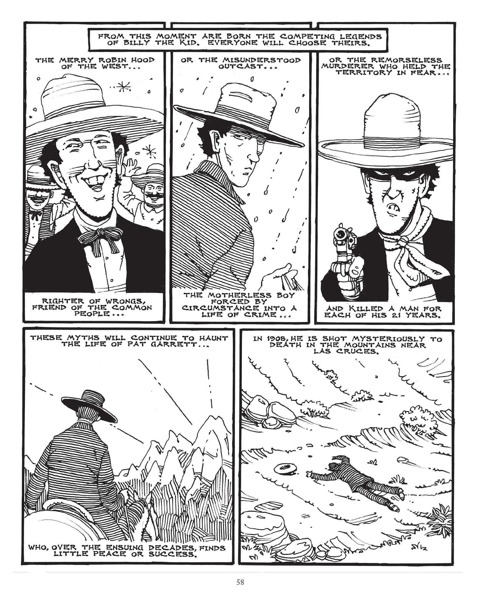 Read online The True Death of Billy the Kid comic -  Issue # TPB - 56