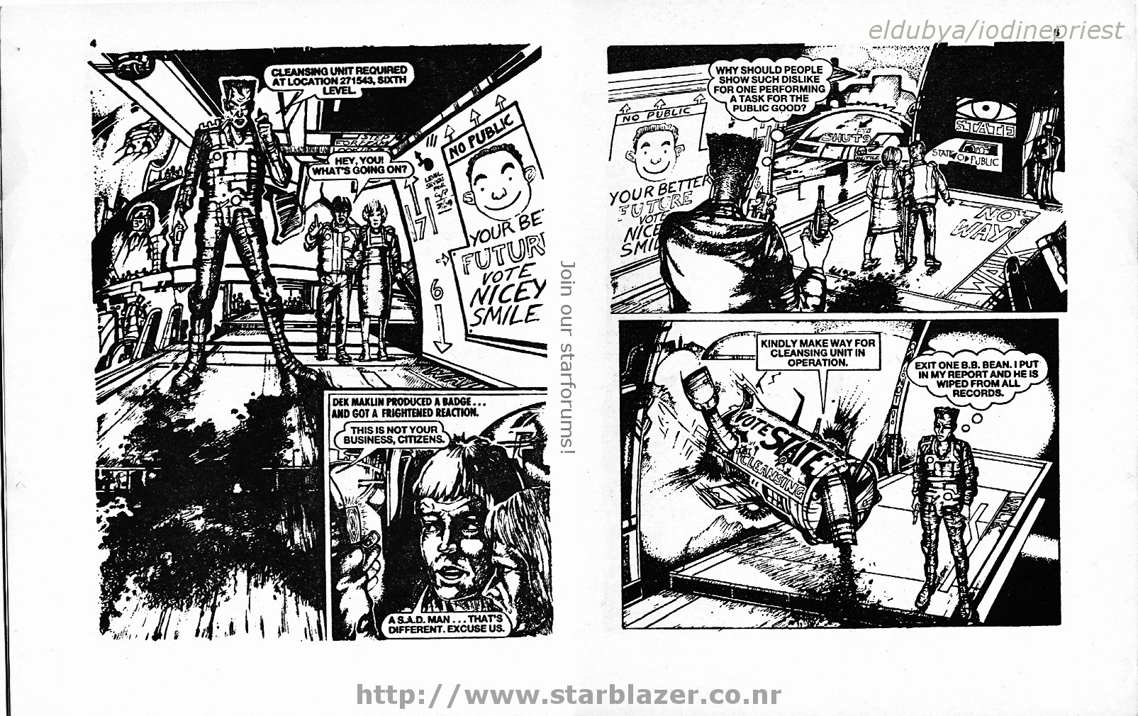 Read online Starblazer comic -  Issue #255 - 4