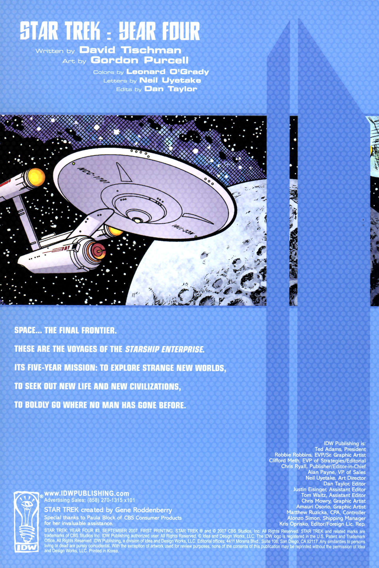 Read online Star Trek: Year Four comic -  Issue #3 - 2
