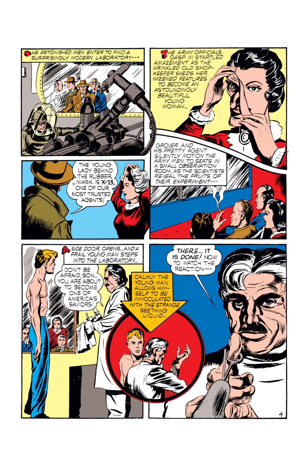 Read online Captain America Comics comic -  Issue #1 - 5