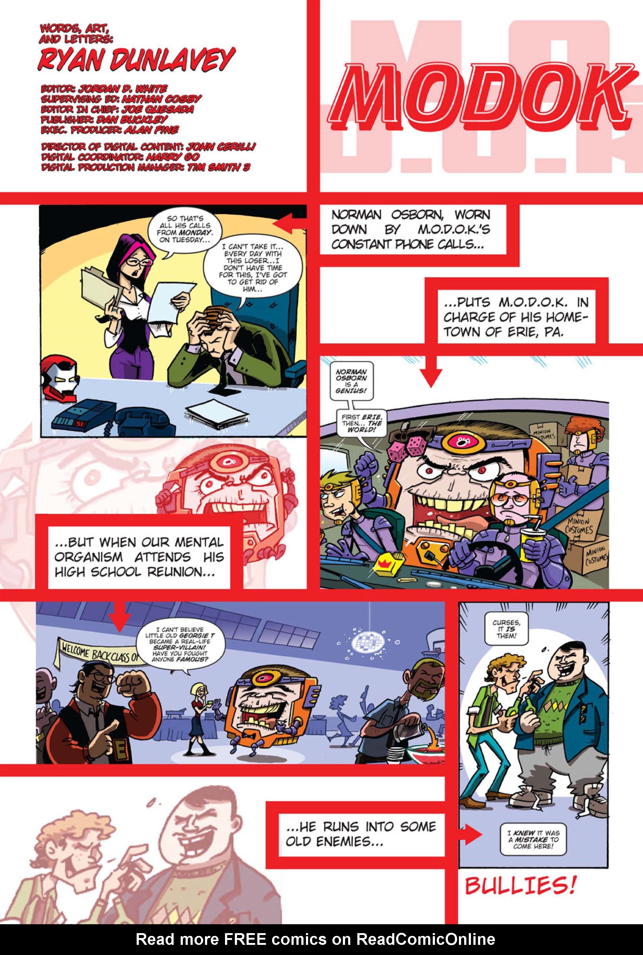 Read online Dark Reign: M.O.D.O.K. comic -  Issue #2 - 2