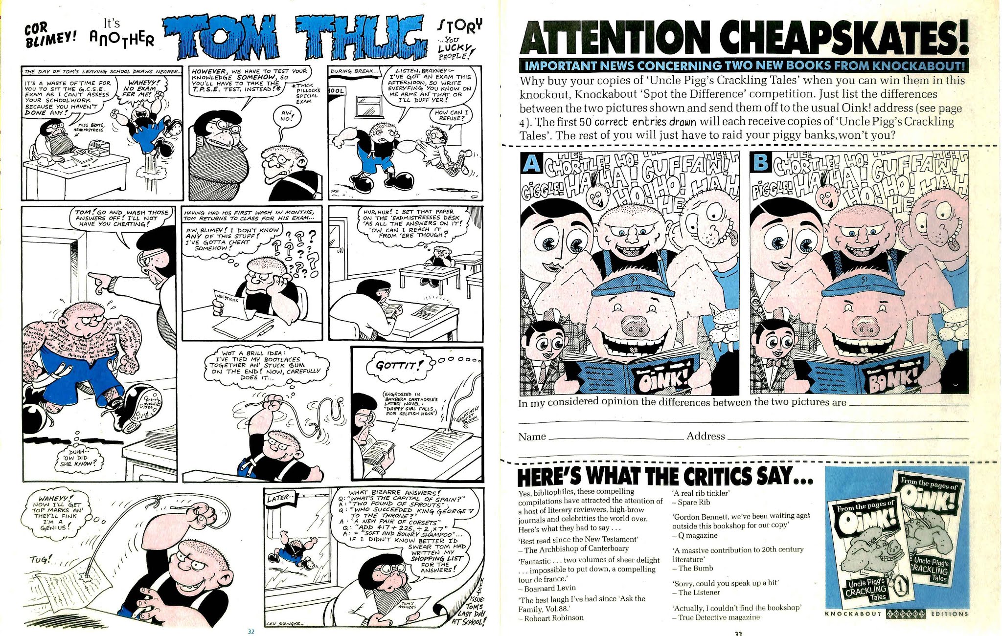 Read online Oink! comic -  Issue #64 - 18