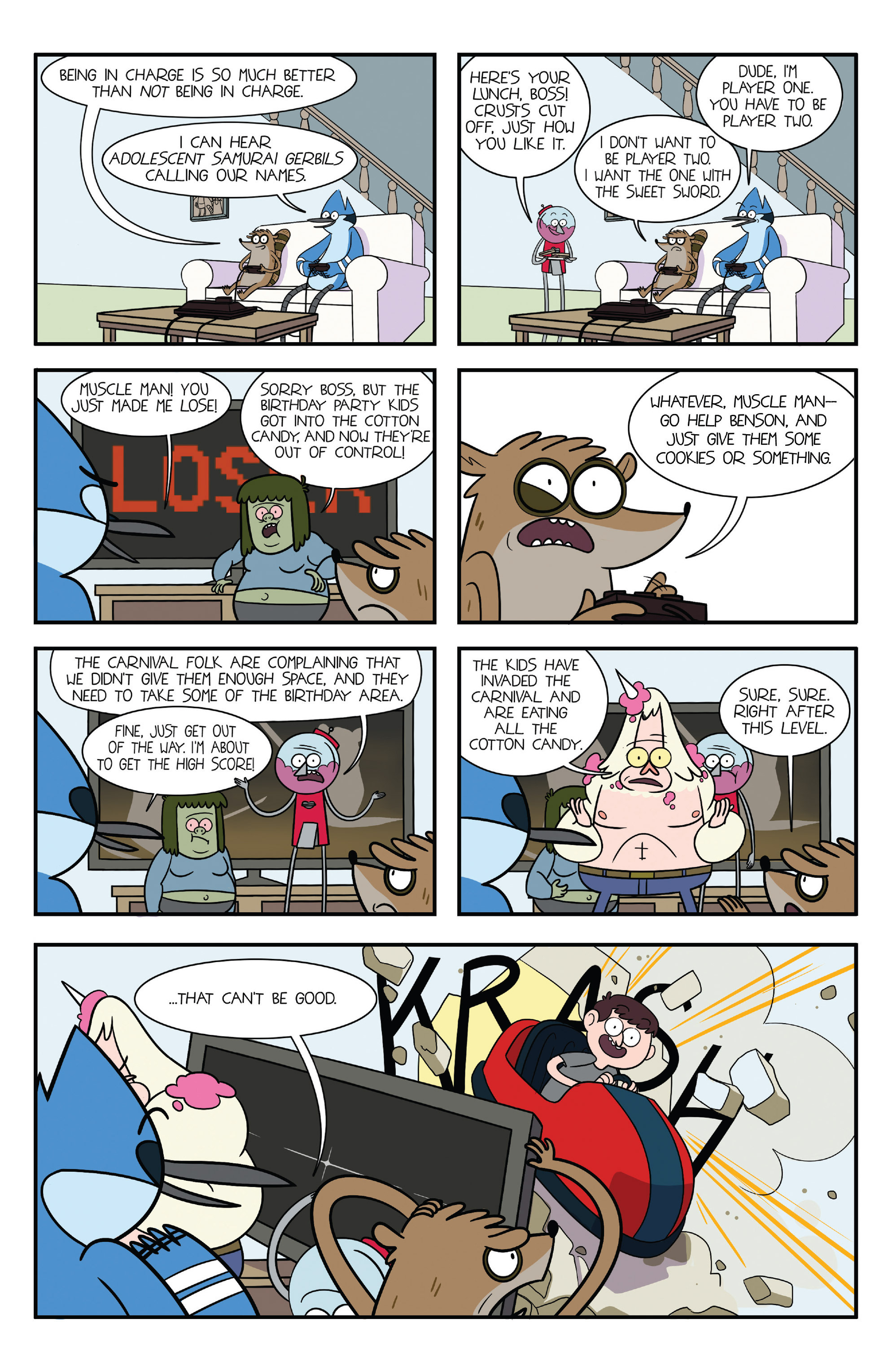 Read online Regular Show comic -  Issue #36 - 21