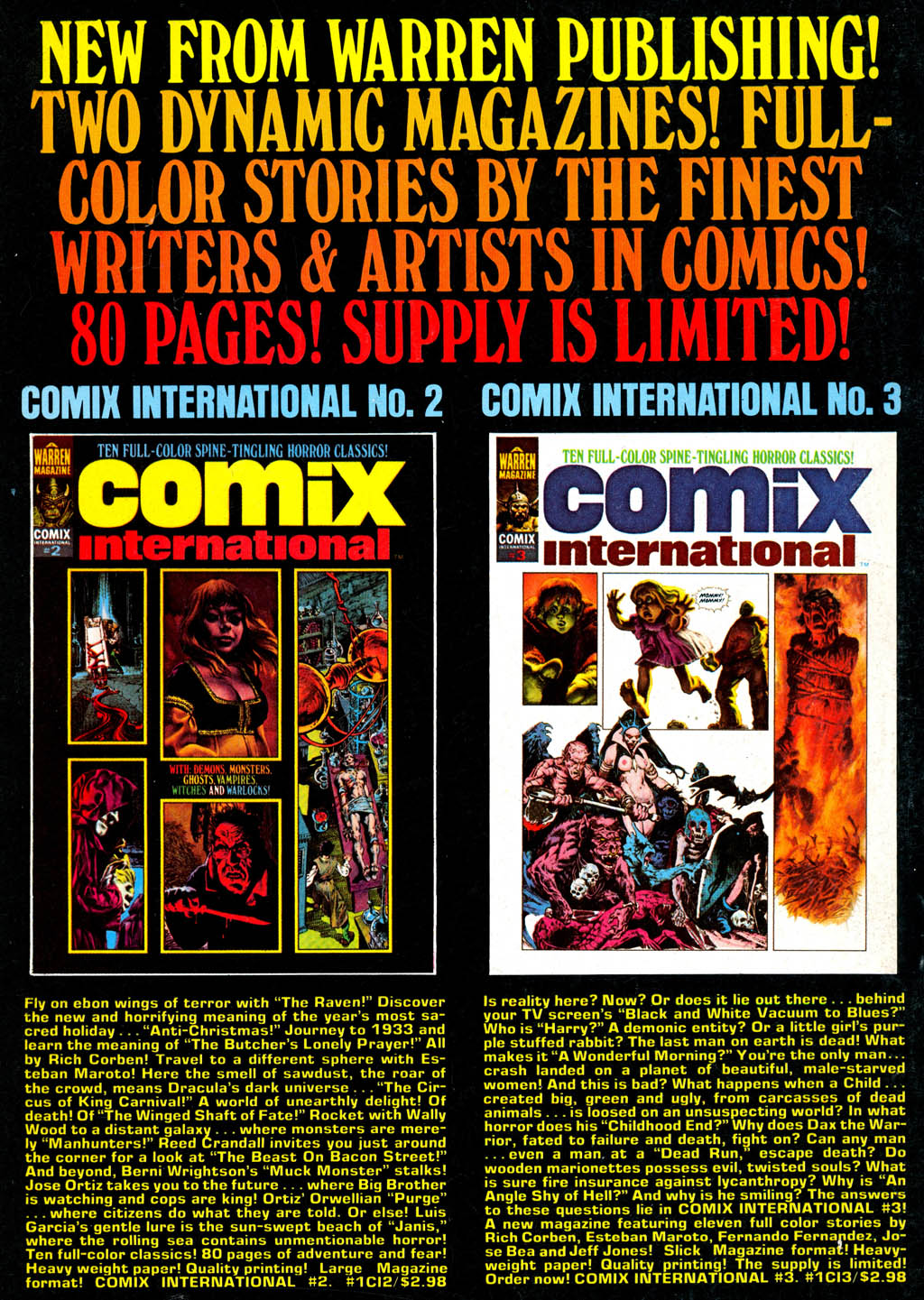 Read online Creepy (1964) comic -  Issue #77 - 83