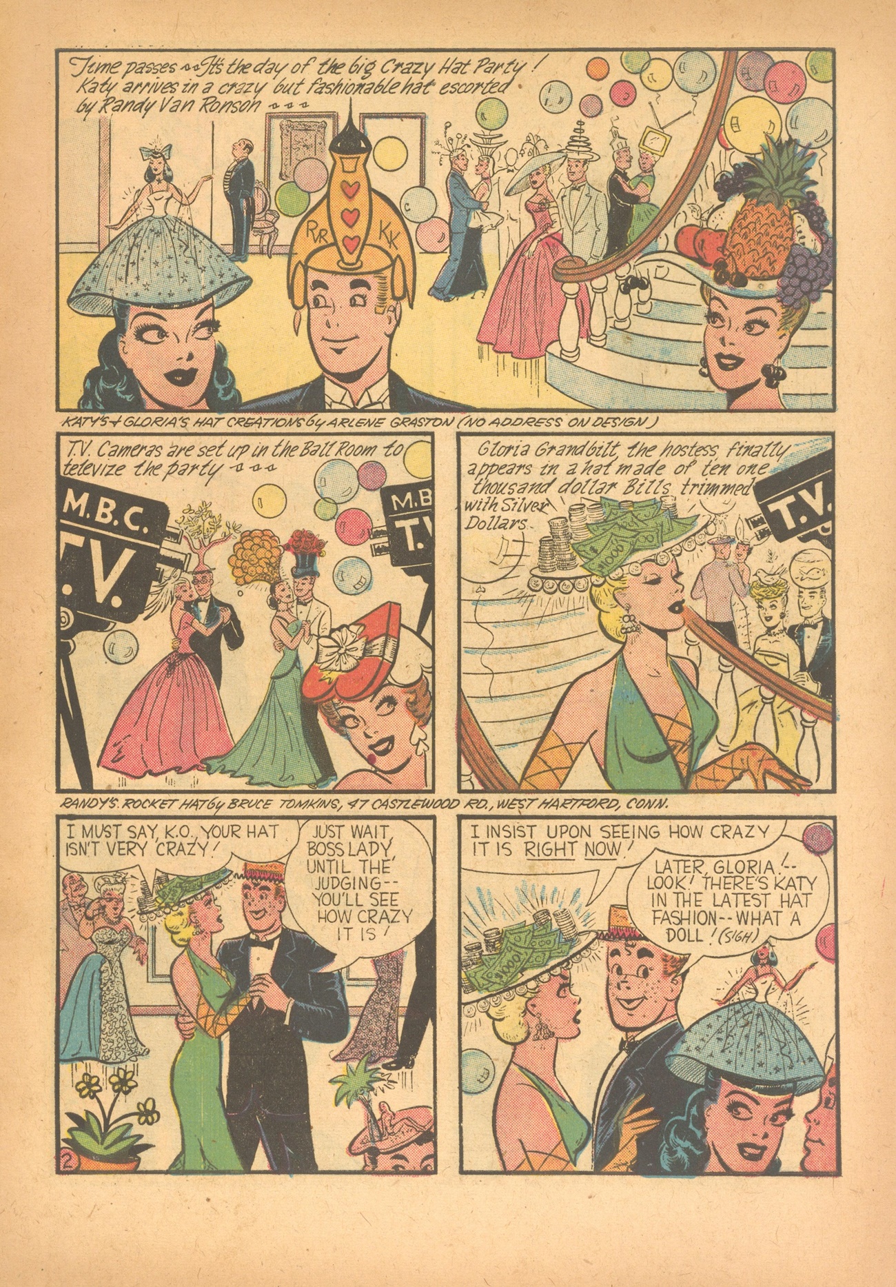 Read online Katy Keene (1949) comic -  Issue #32 - 5