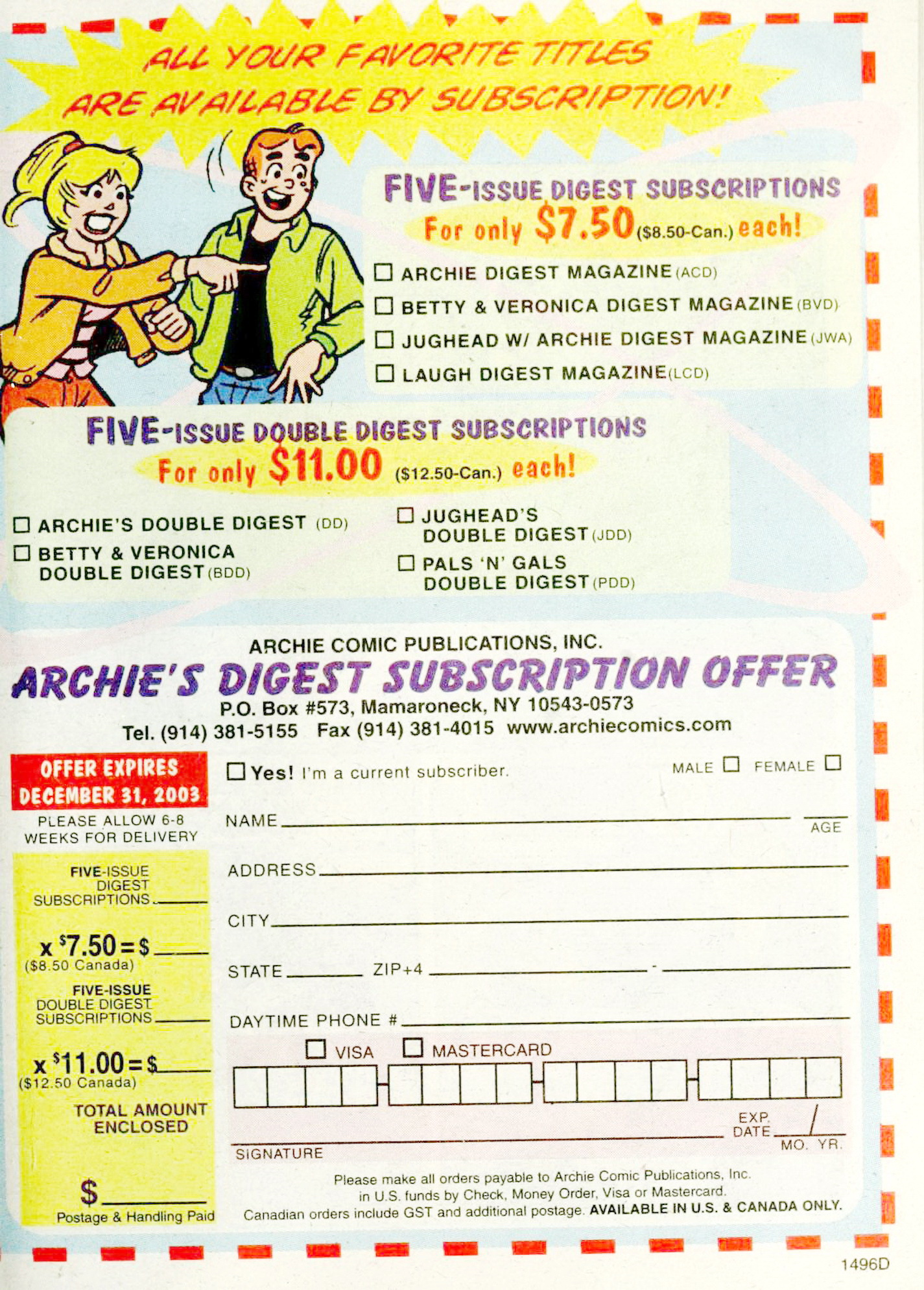 Read online Archie's Pals 'n' Gals Double Digest Magazine comic -  Issue #80 - 61