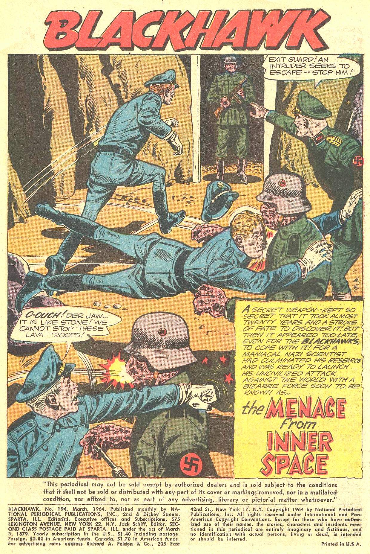 Read online Blackhawk (1957) comic -  Issue #194 - 4