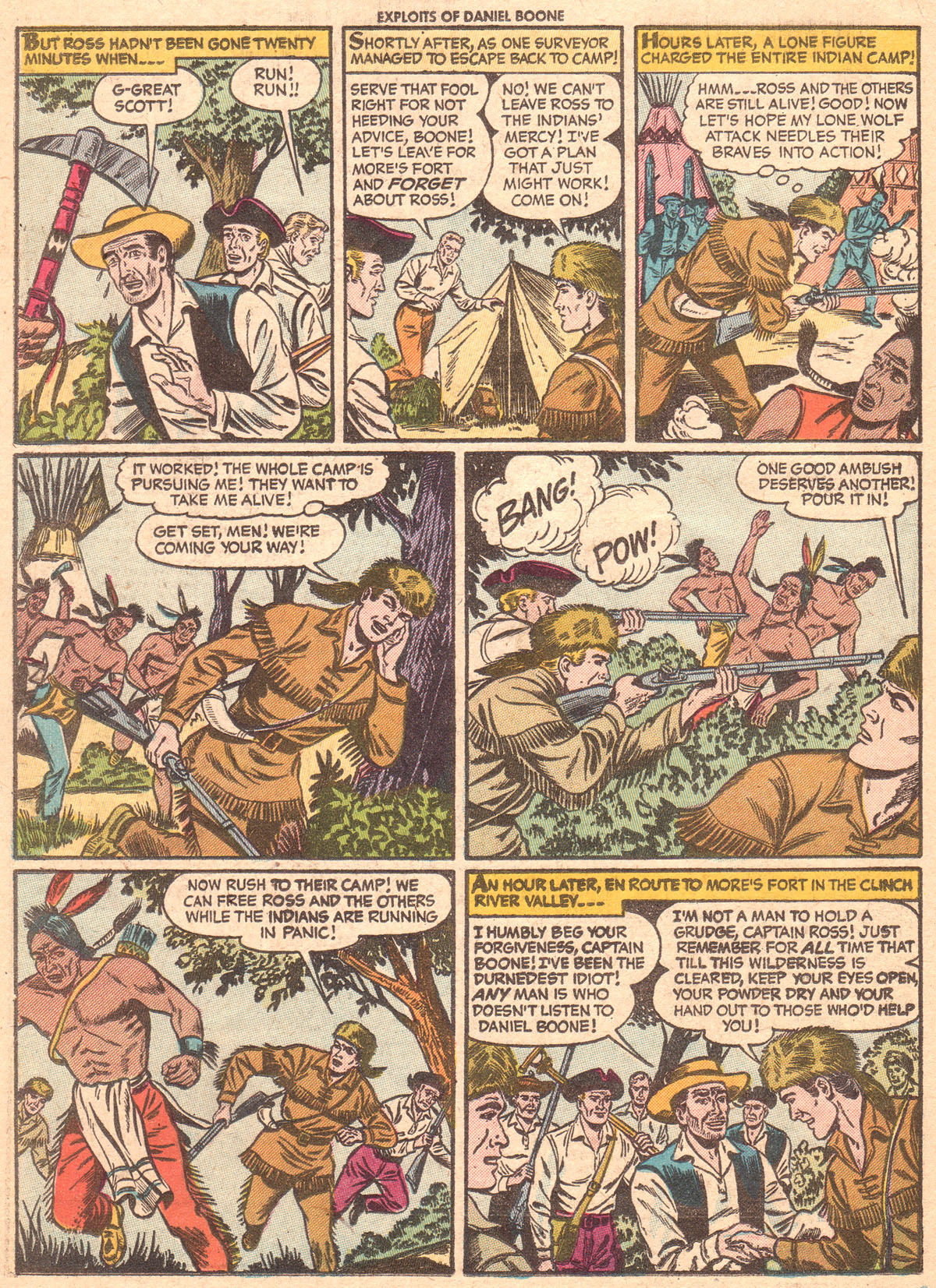 Read online Exploits of Daniel Boone comic -  Issue #5 - 26