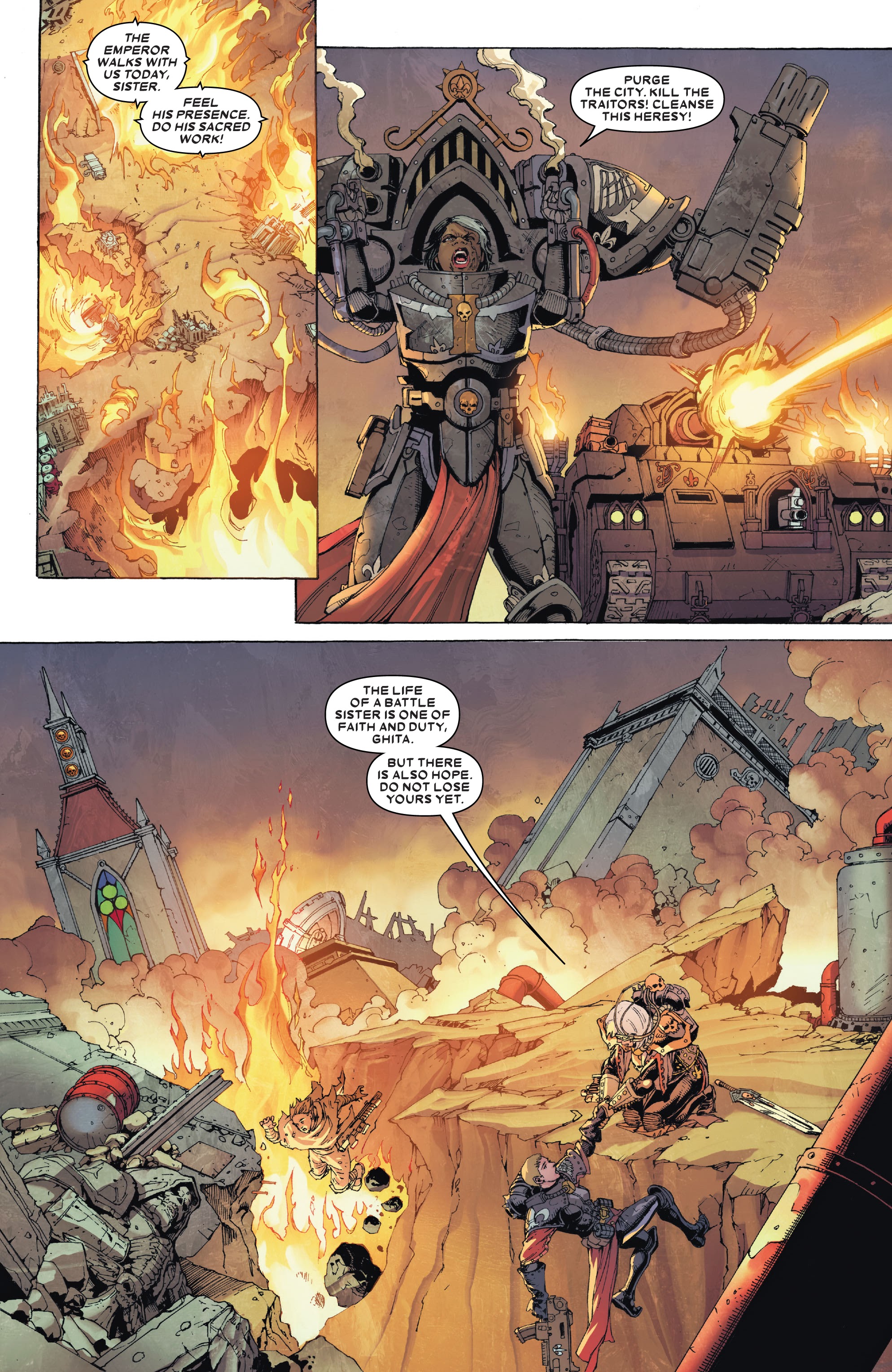 Read online Warhammer 40,000: Sisters Of Battle comic -  Issue #5 - 20