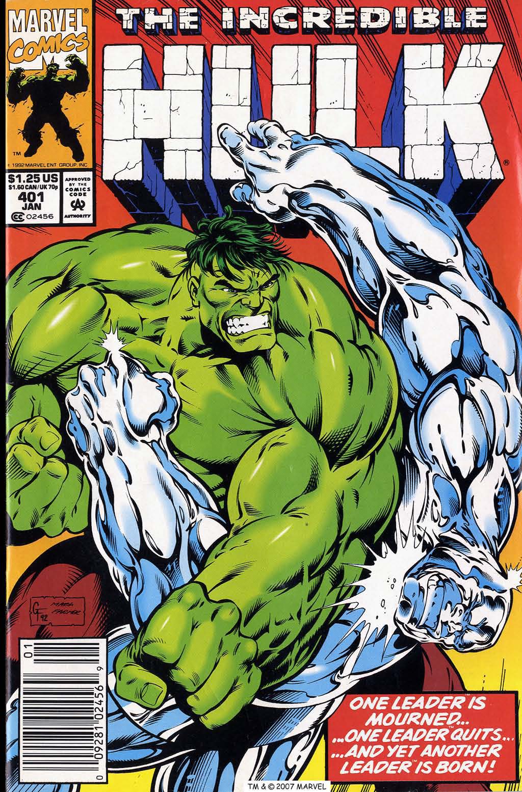 Read online The Incredible Hulk (1968) comic -  Issue #401 - 1