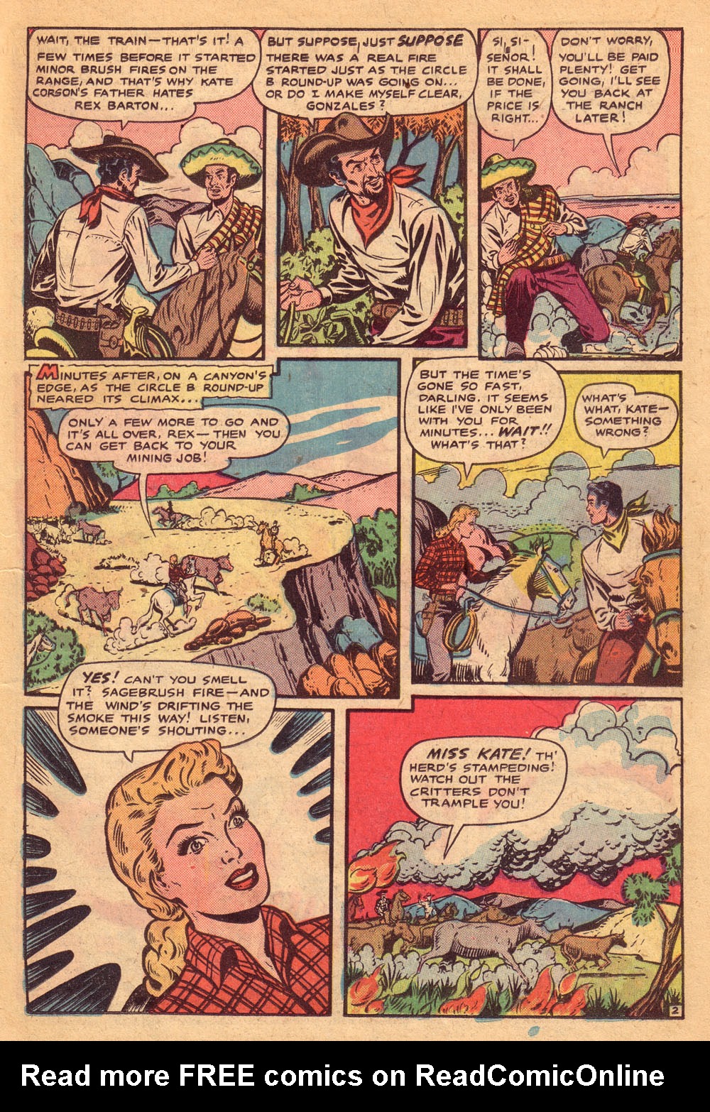 Read online Cowgirl Romances (1950) comic -  Issue #4 - 15