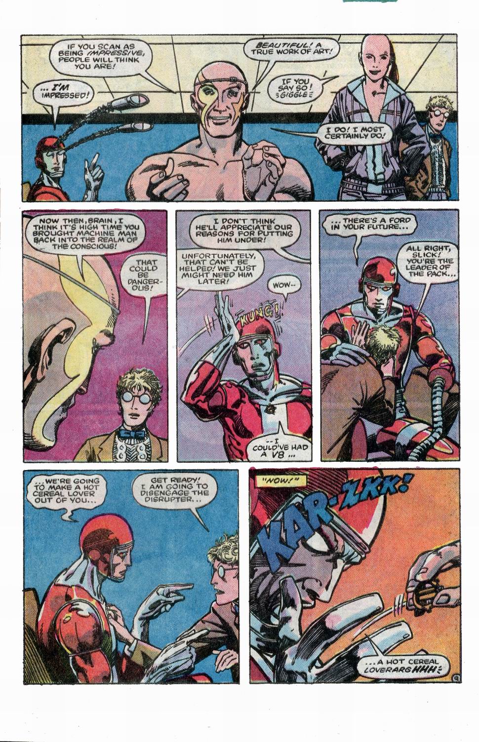 Read online Machine Man (1984) comic -  Issue #3 - 10