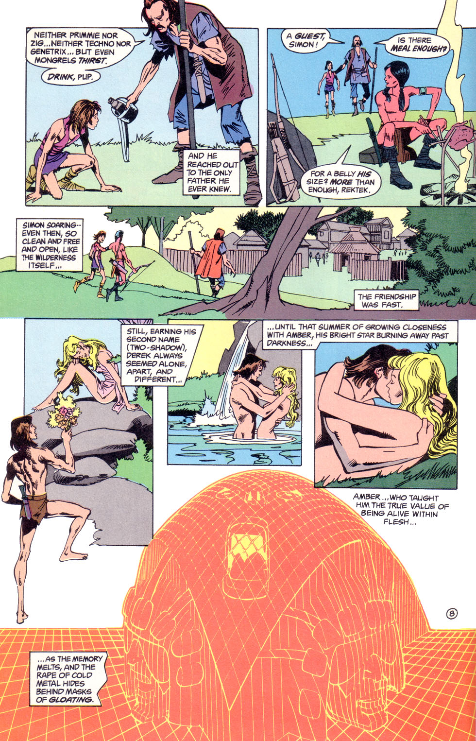 Read online Electric Warrior comic -  Issue #9 - 10