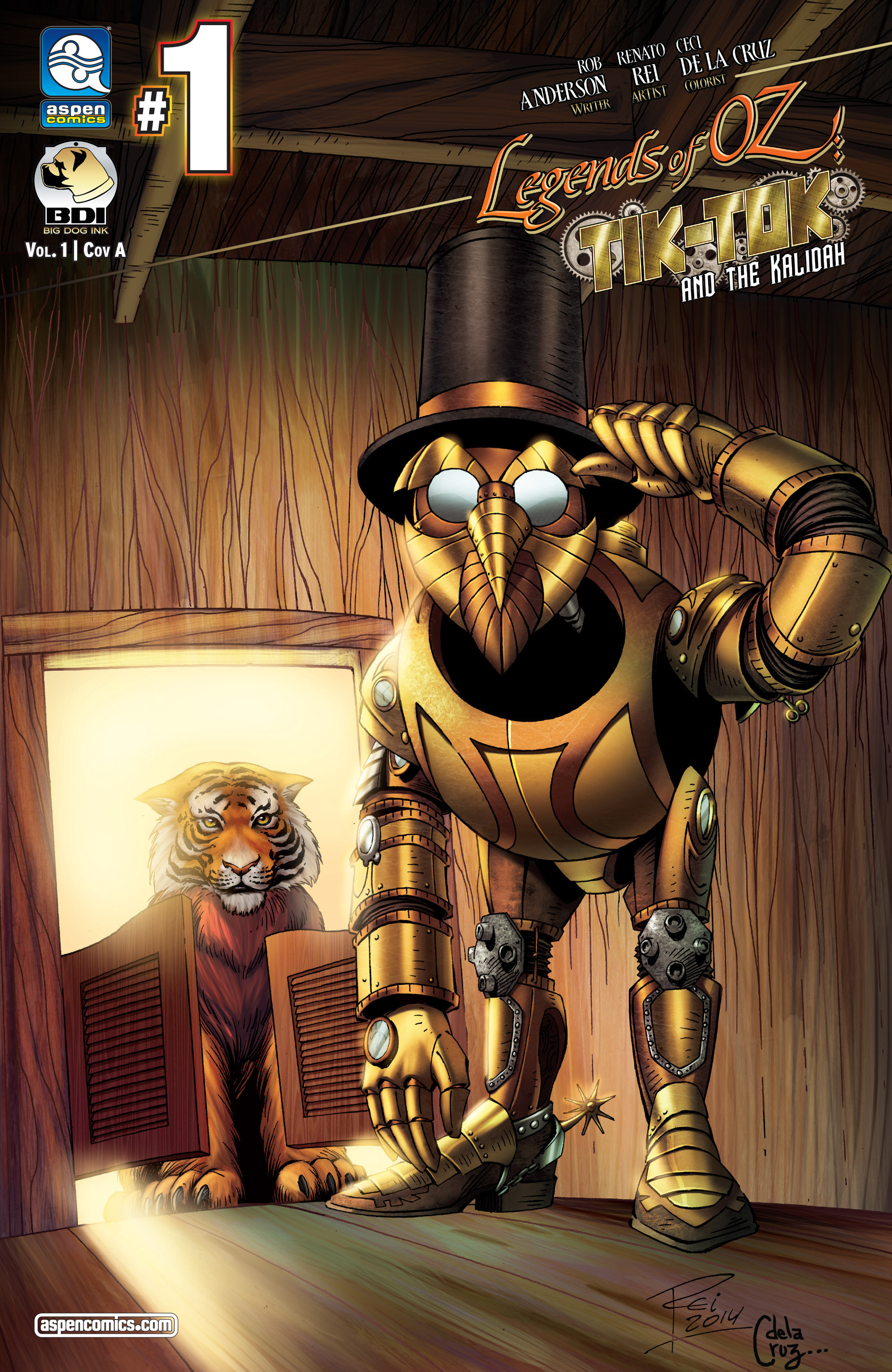 Read online Legends of Oz: Tik-Tok and the Kalidah comic -  Issue #1 - 1