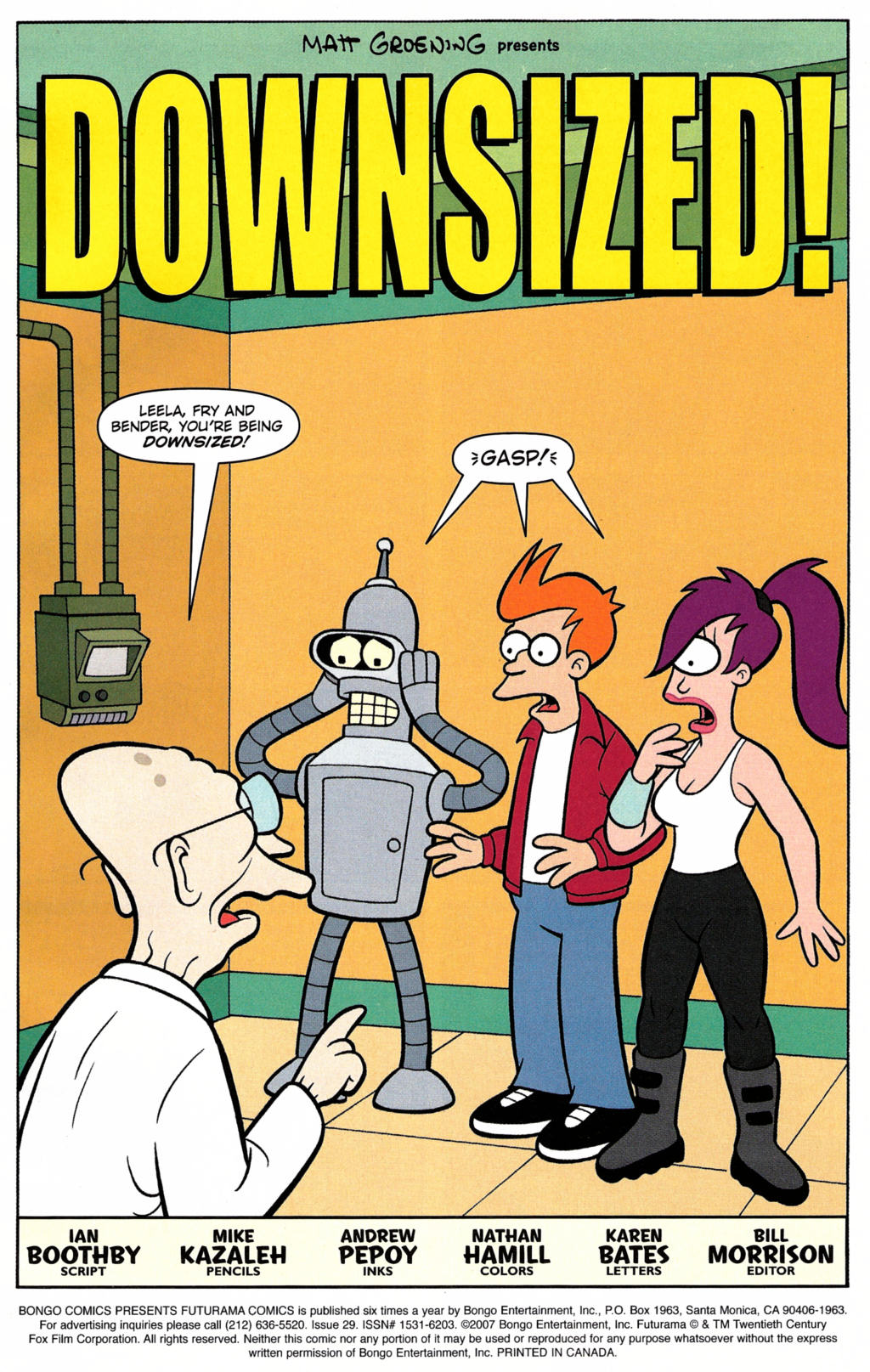 Read online Futurama Comics comic -  Issue #29 - 2