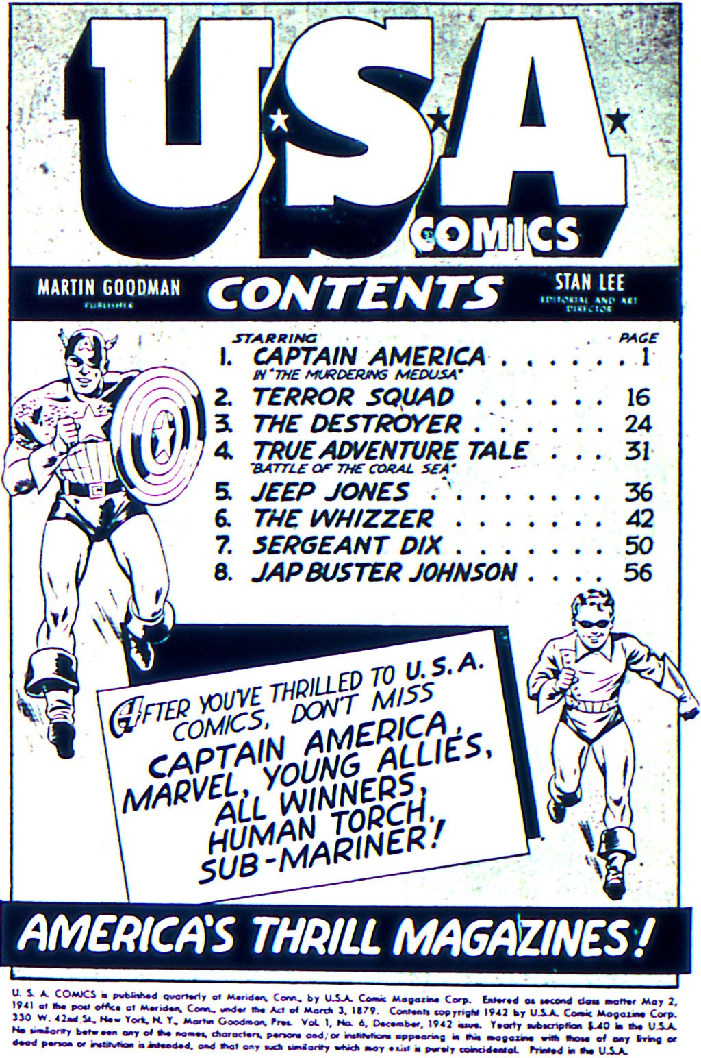 Read online USA Comics comic -  Issue #6 - 2