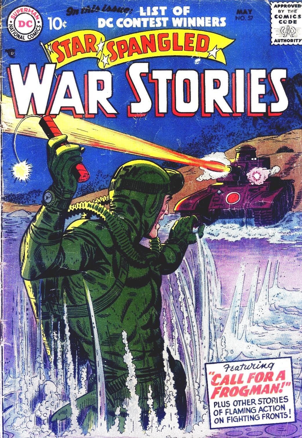Read online Star Spangled War Stories (1952) comic -  Issue #57 - 1