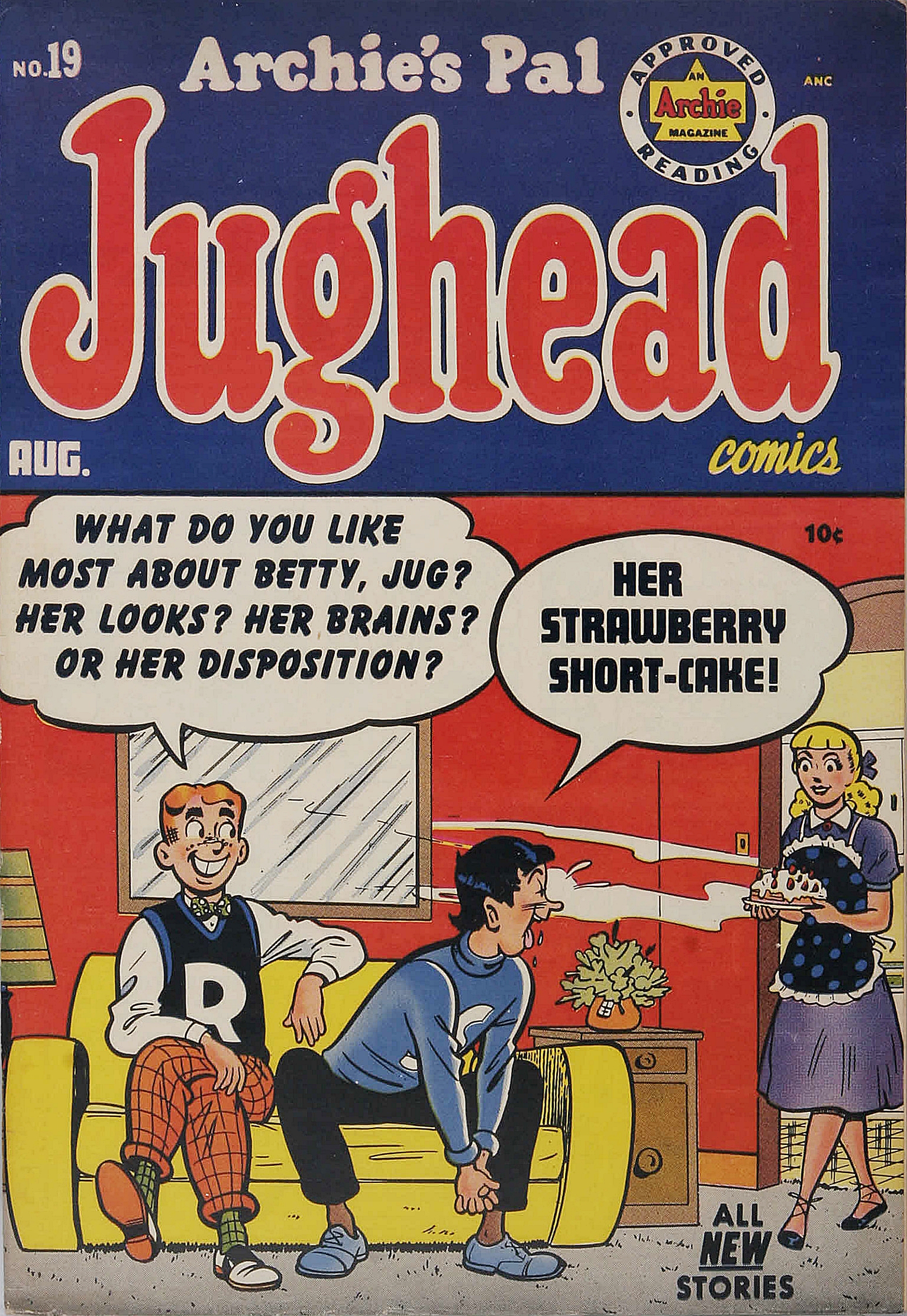 Read online Archie's Pal Jughead comic -  Issue #19 - 1