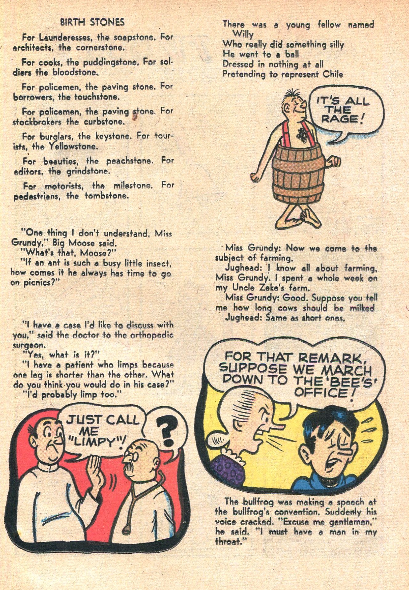 Read online Archie's Joke Book Magazine comic -  Issue #20 - 25
