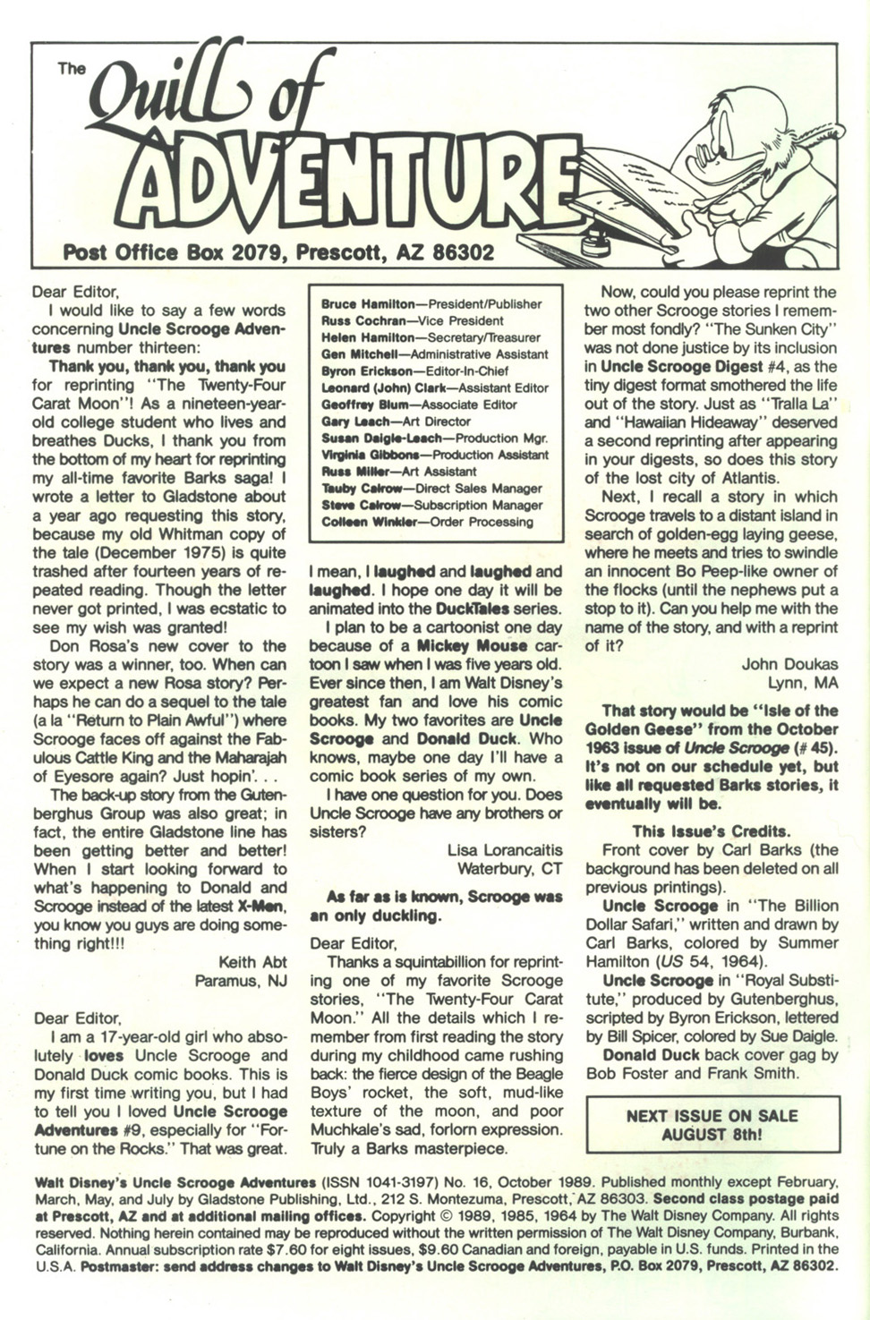 Read online Walt Disney's Uncle Scrooge Adventures comic -  Issue #16 - 2