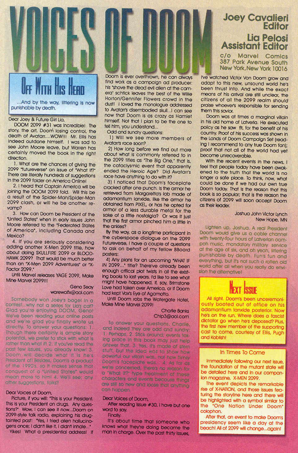 Read online Doom 2099 comic -  Issue #34 - 24