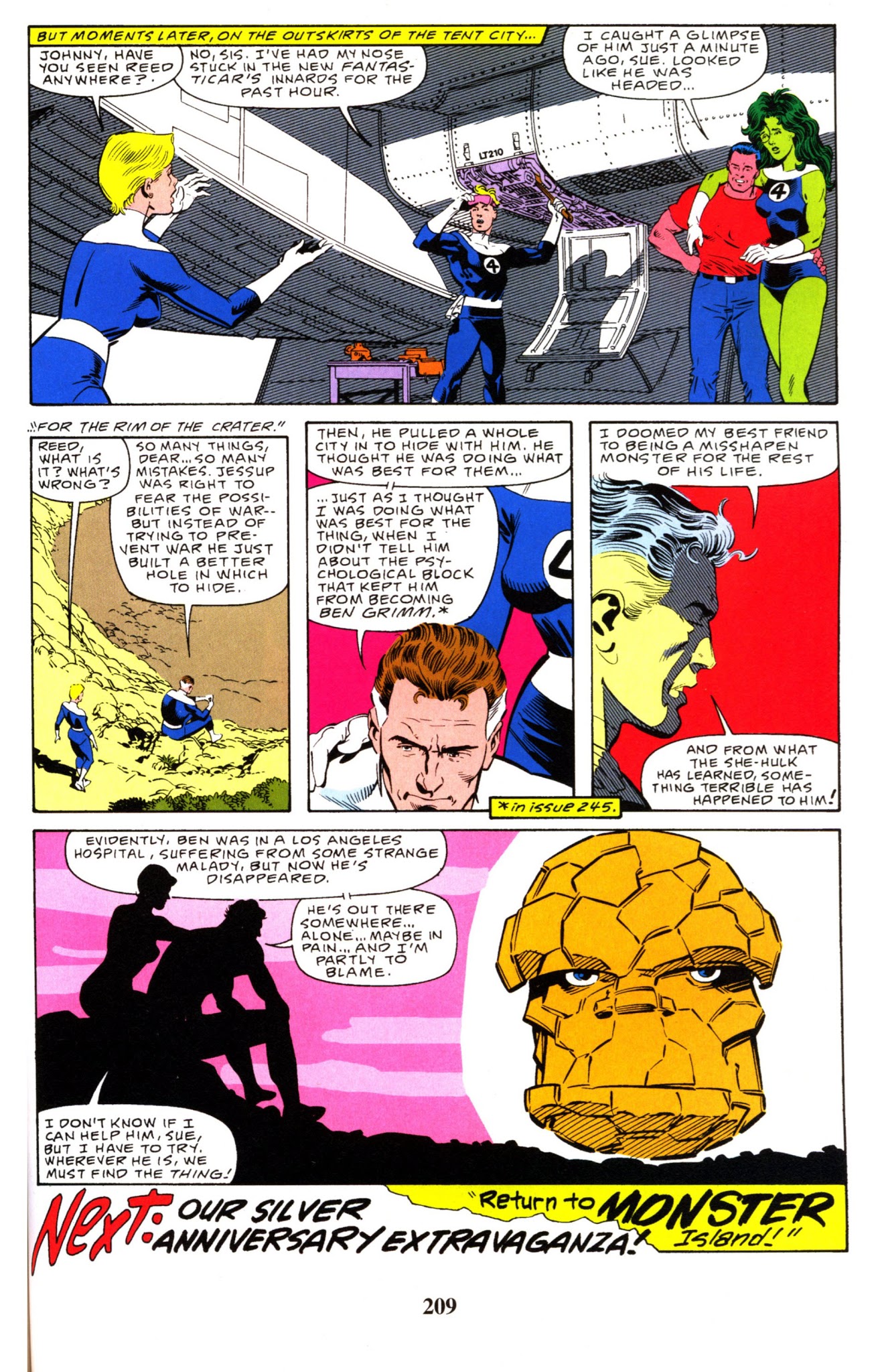 Read online Fantastic Four Visionaries: John Byrne comic -  Issue # TPB 8 - 209