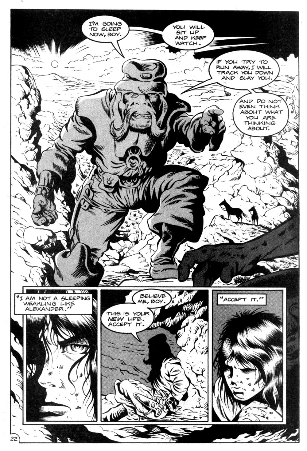 Read online Planet of the Apes (1990) comic -  Issue #8 - 23