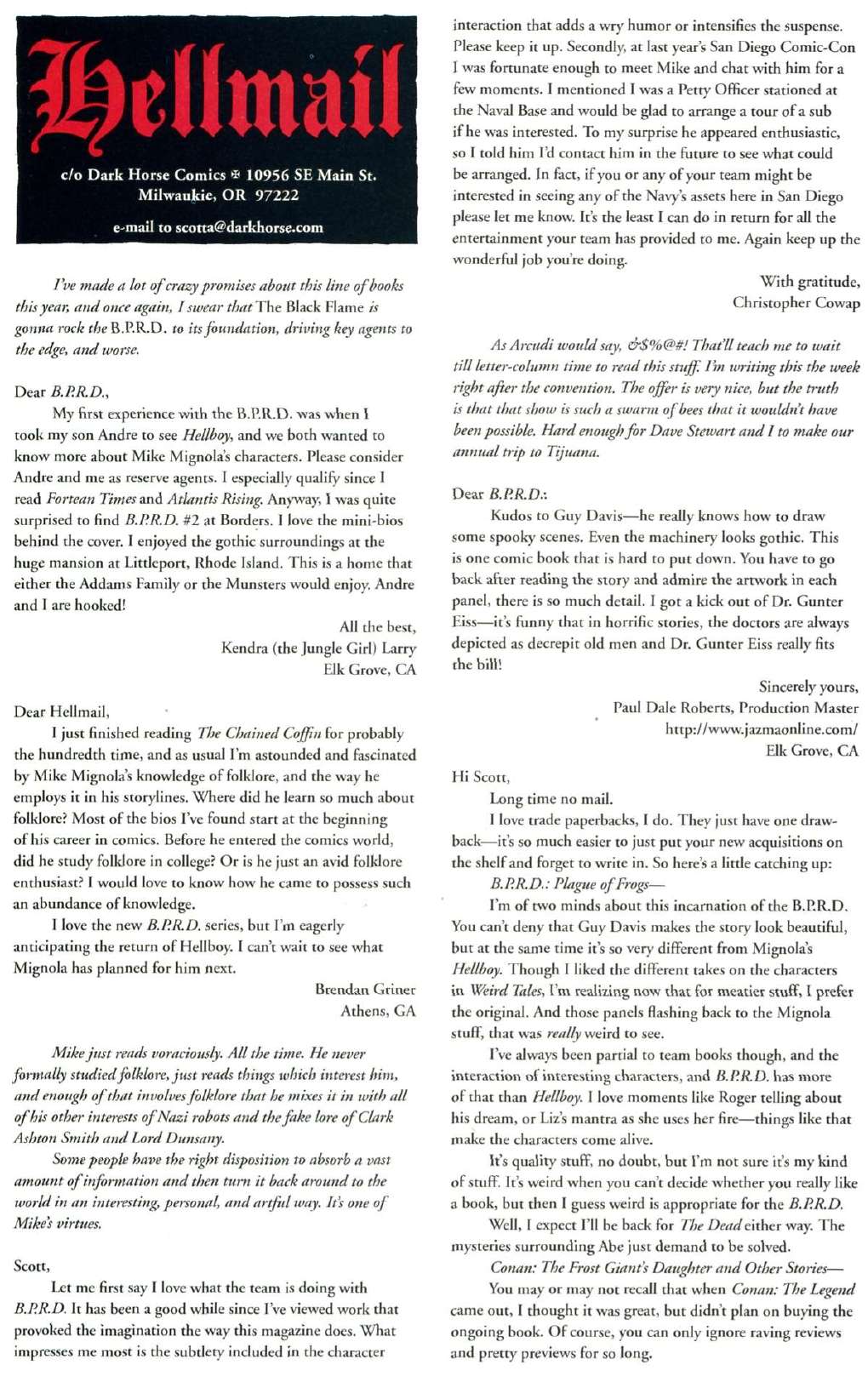 Read online B.P.R.D.: The Black Flame comic -  Issue #1 - 27