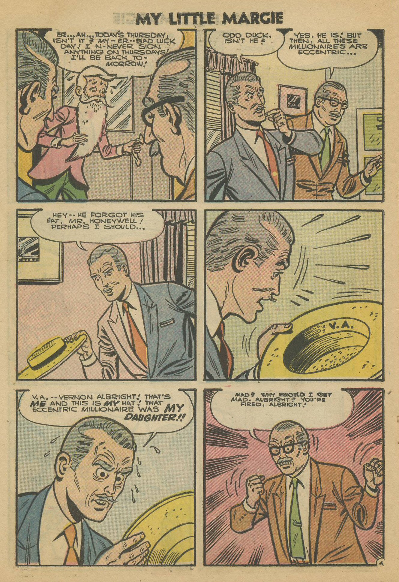 Read online My Little Margie (1954) comic -  Issue #12 - 14
