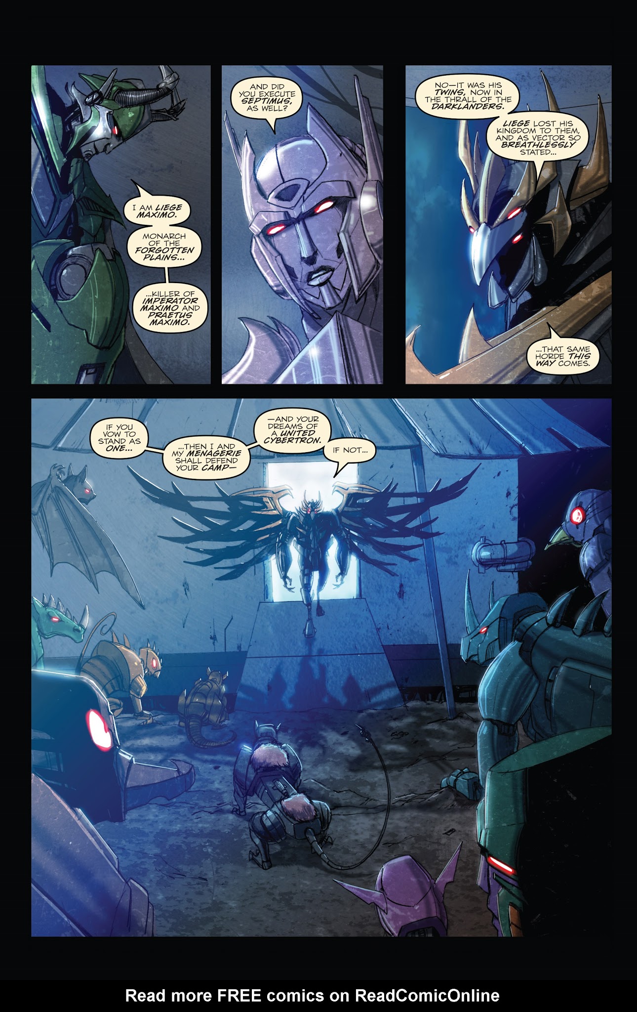 Read online Optimus Prime comic -  Issue #10 - 14